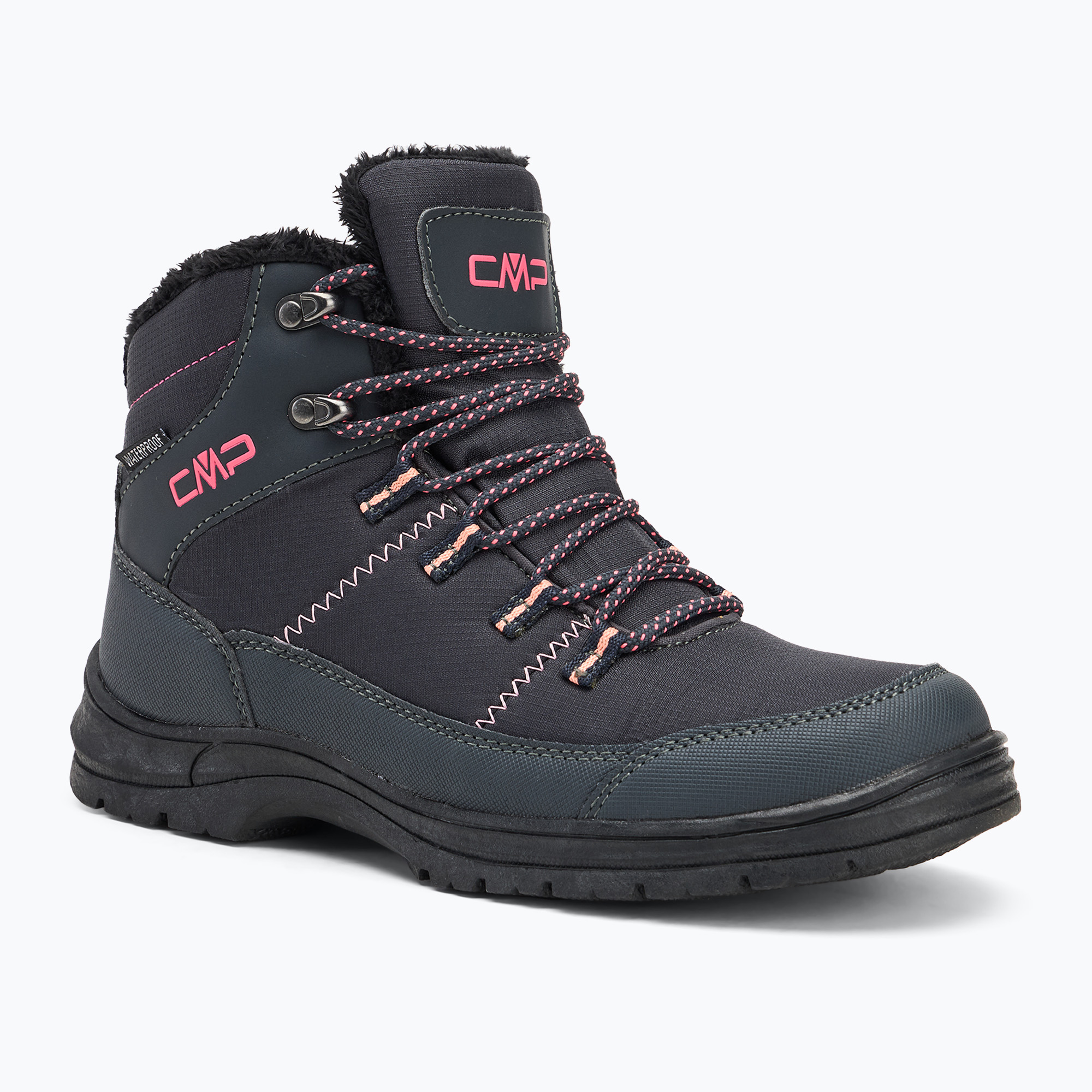 Śniegowce juniorskie CMP Annuuk Snowboots Wp antracite/gloss 