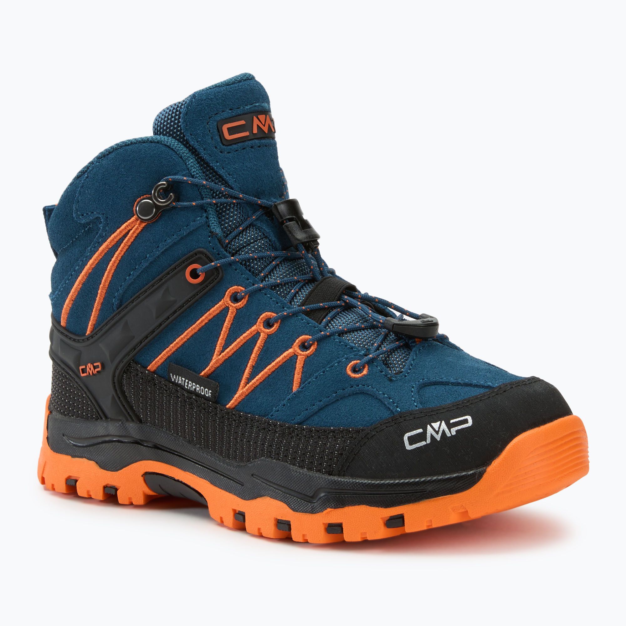 Buty trekkingowe dziecięce CMP Rigel Mid bluesteel/flame 