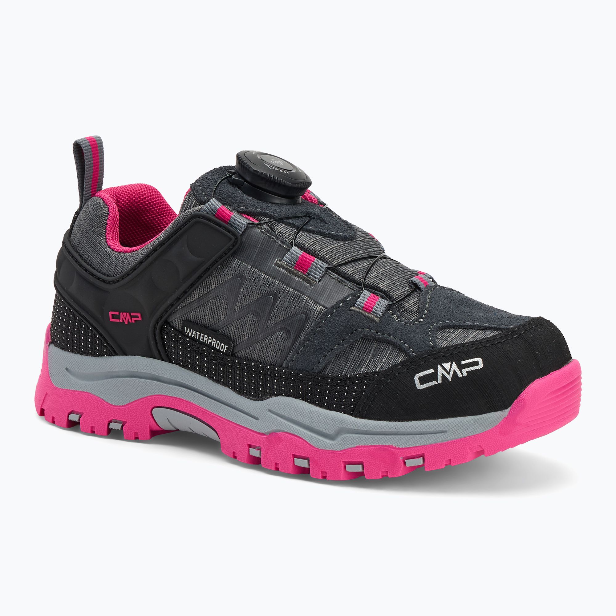 Buty trekkingowe dziecięce CMP Kiruna Fitgo grey/fuxia 