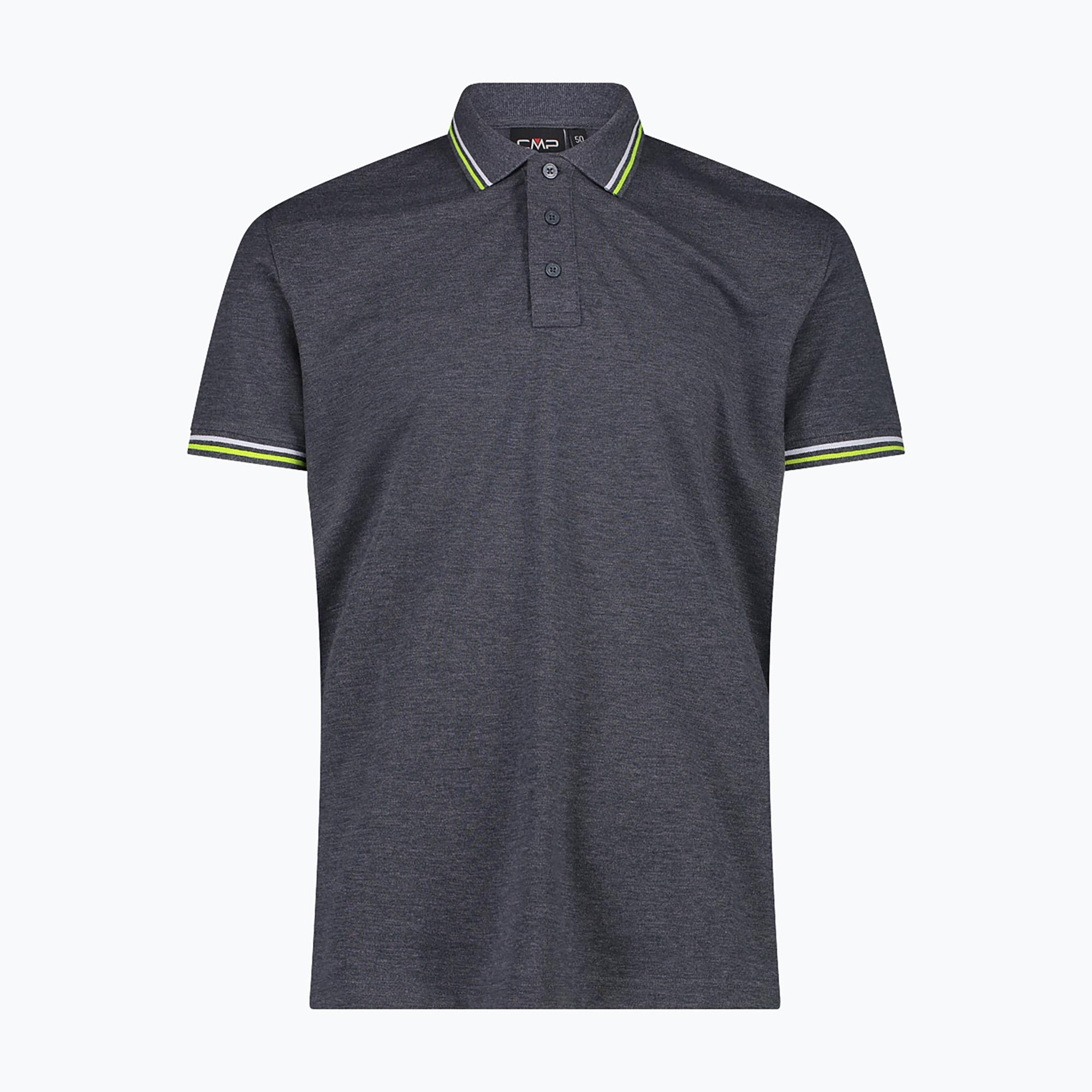 Men's polo shirt CMP 34D5987 black/blue (50)