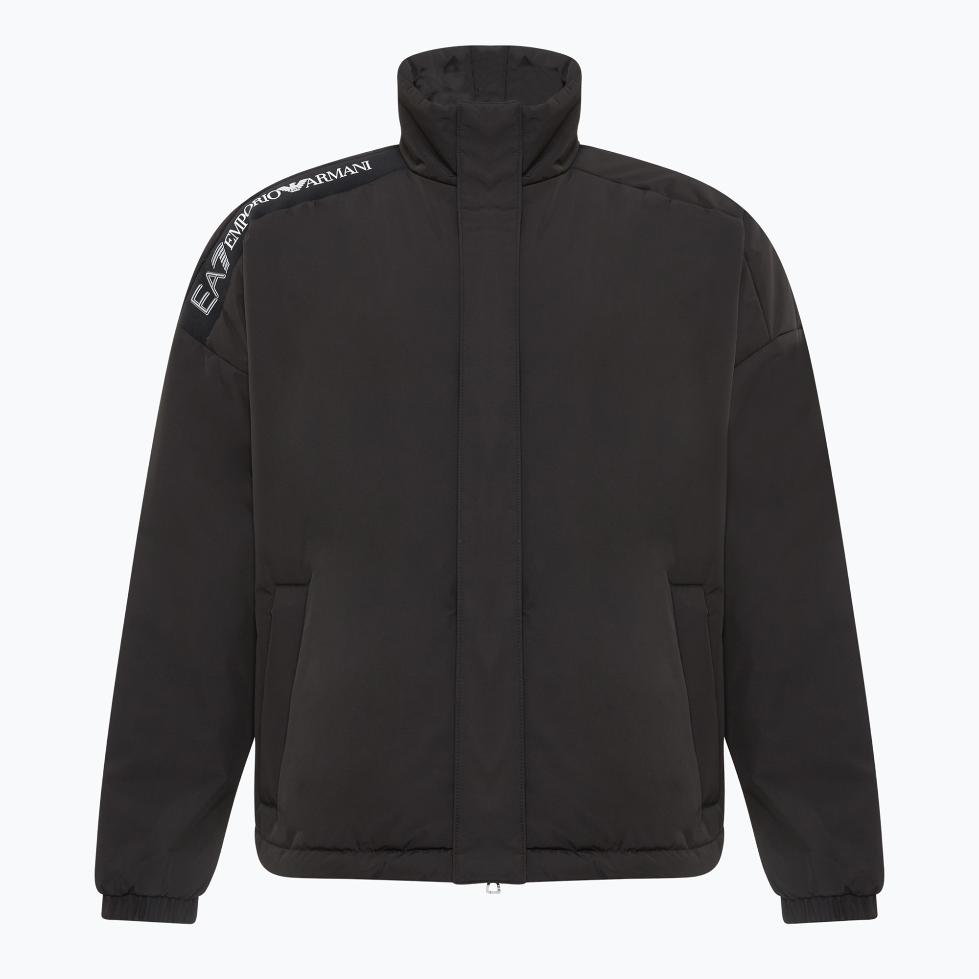 Kurtka męska EA7 Emporio Armani Train Logo Series Tape Eco Down black 