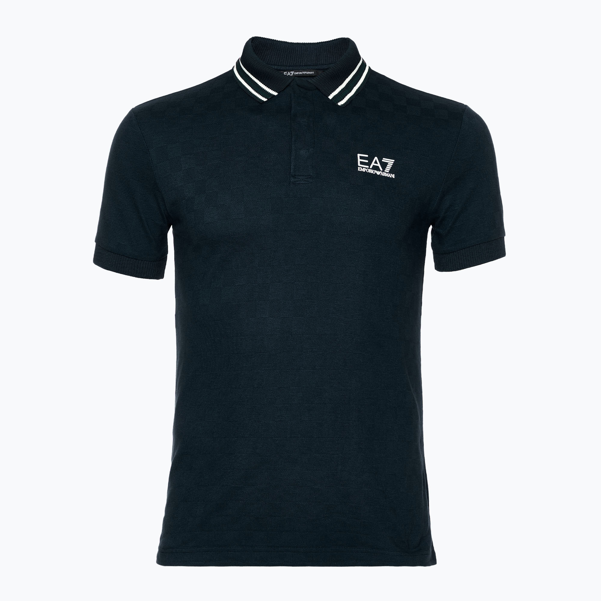 Pánske tričko EA7 Emporio Armani Golf Pro Polo Check armani blue (Golf Pro Polo Check PJZSZ-6DPF14-1562)