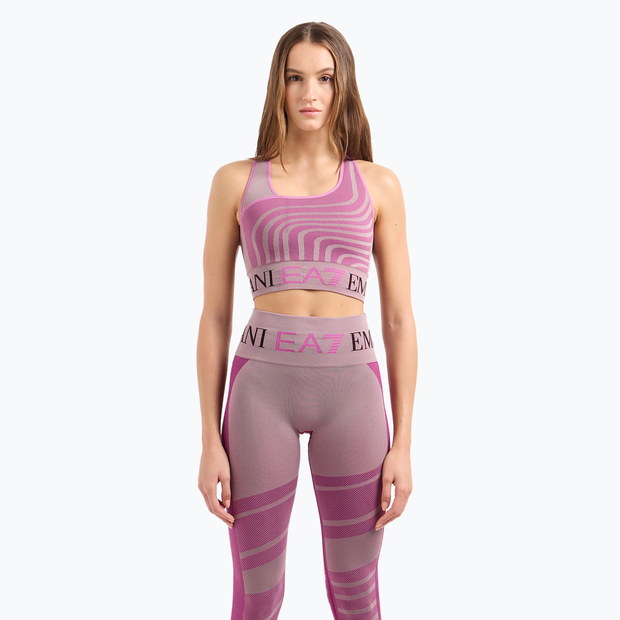 Biustonosz EA7 Emporio Armani Vigor7 Medium/High Support Seamless fancy toadstool 