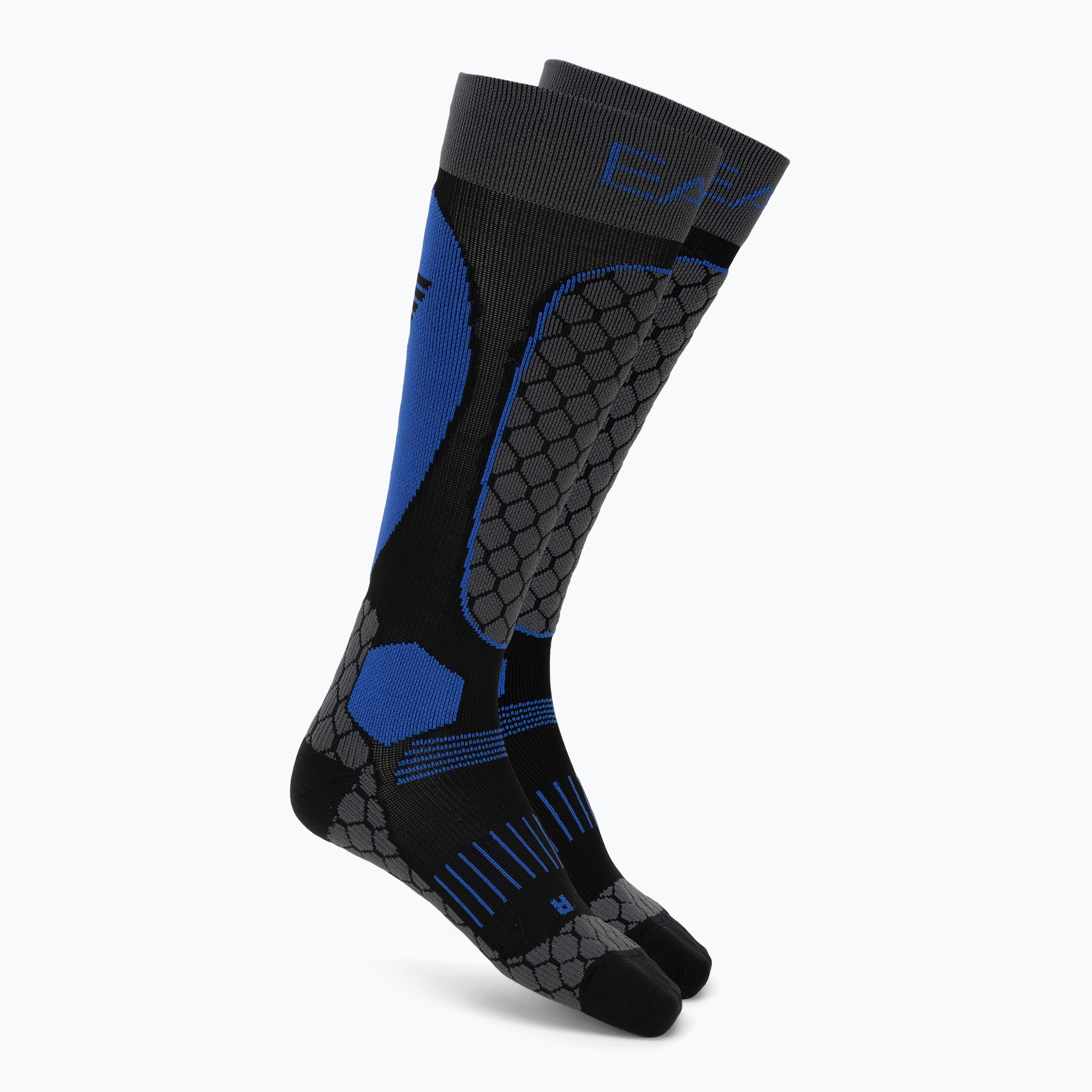 Скиорски чорапи EA7 Emporio Armani nero/antra/lapis blu
