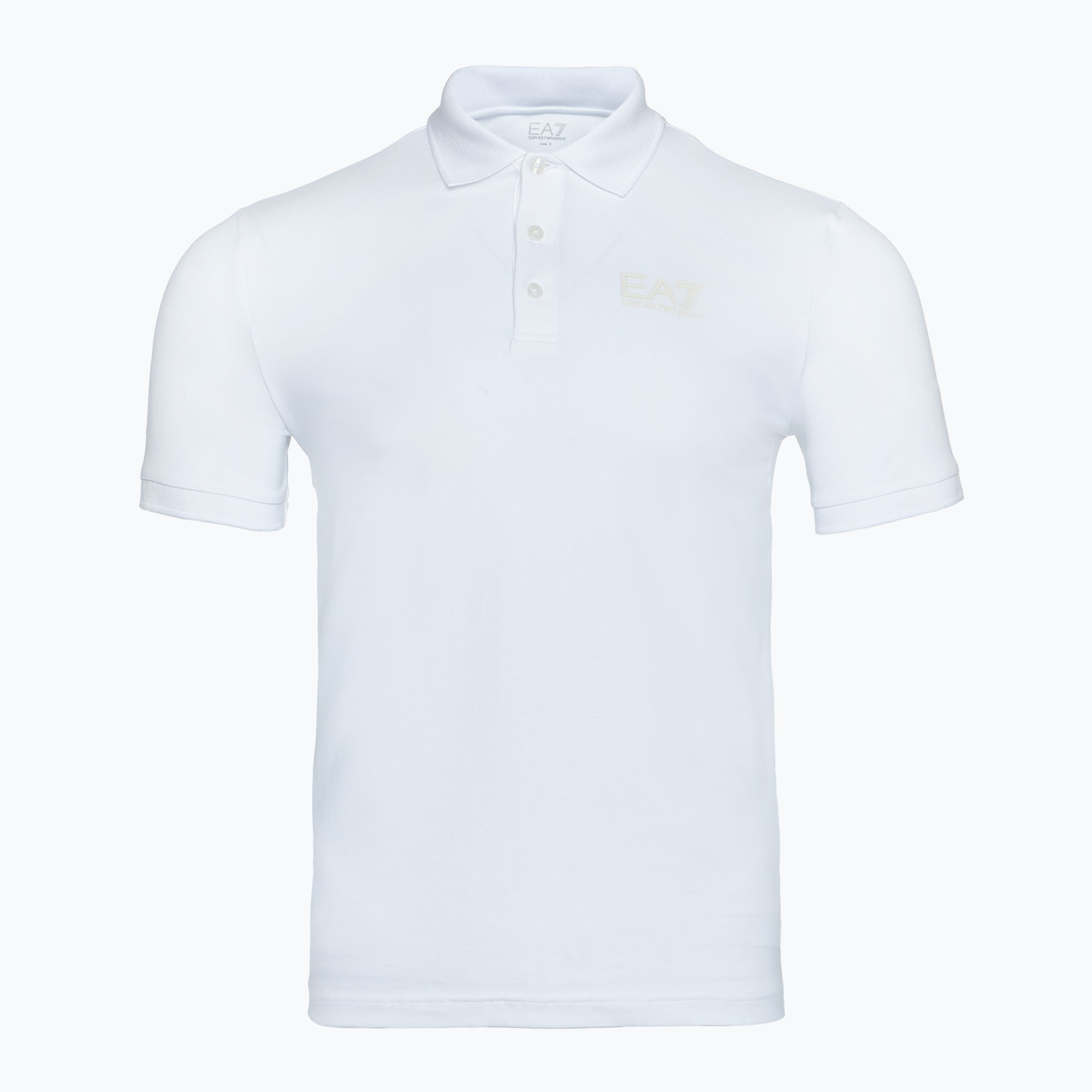 Koszulka męska EA7 Emporio Armani Train Visibility Polo white 