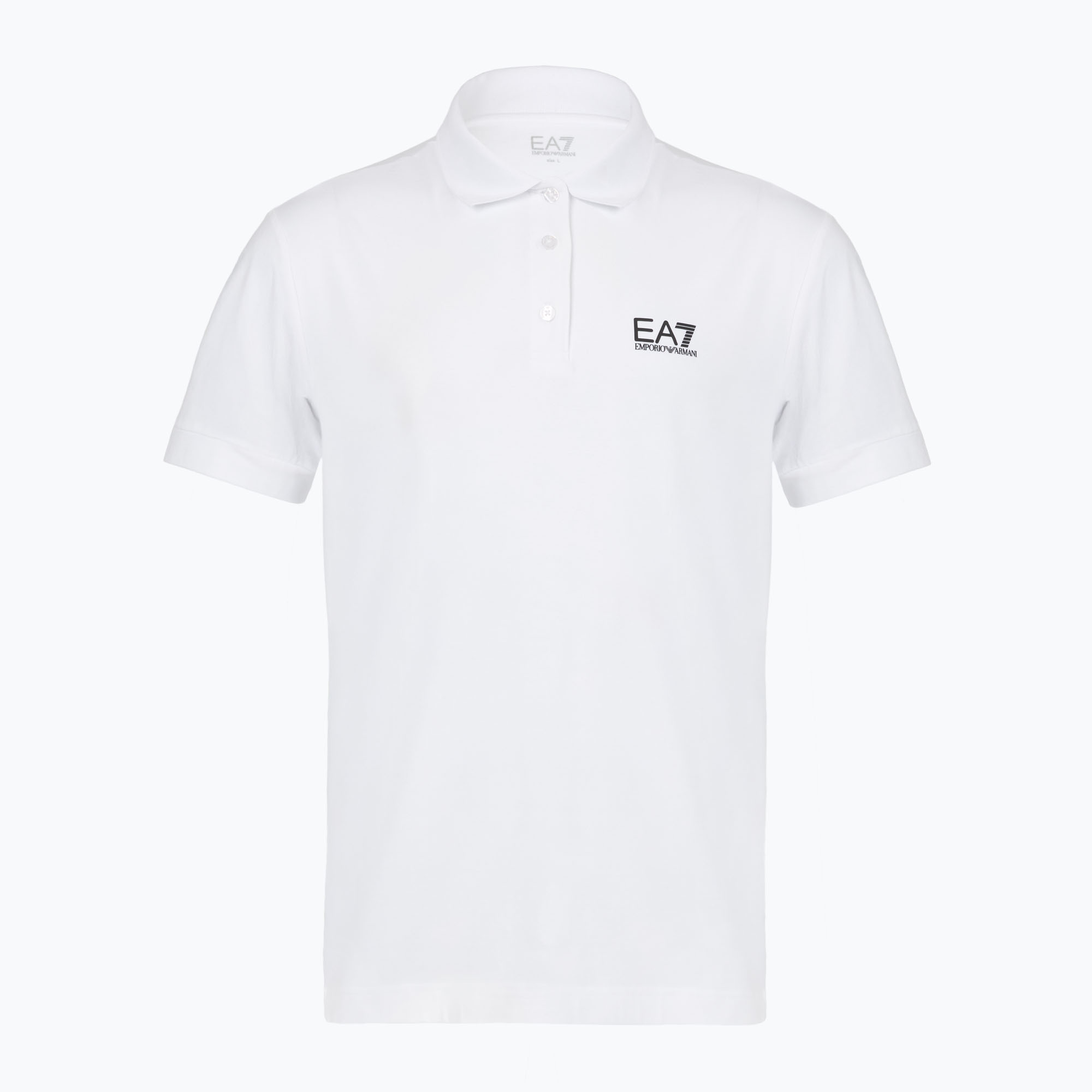 Koszulka polo męska EA7 Emporio Armani Core Identity Polo white