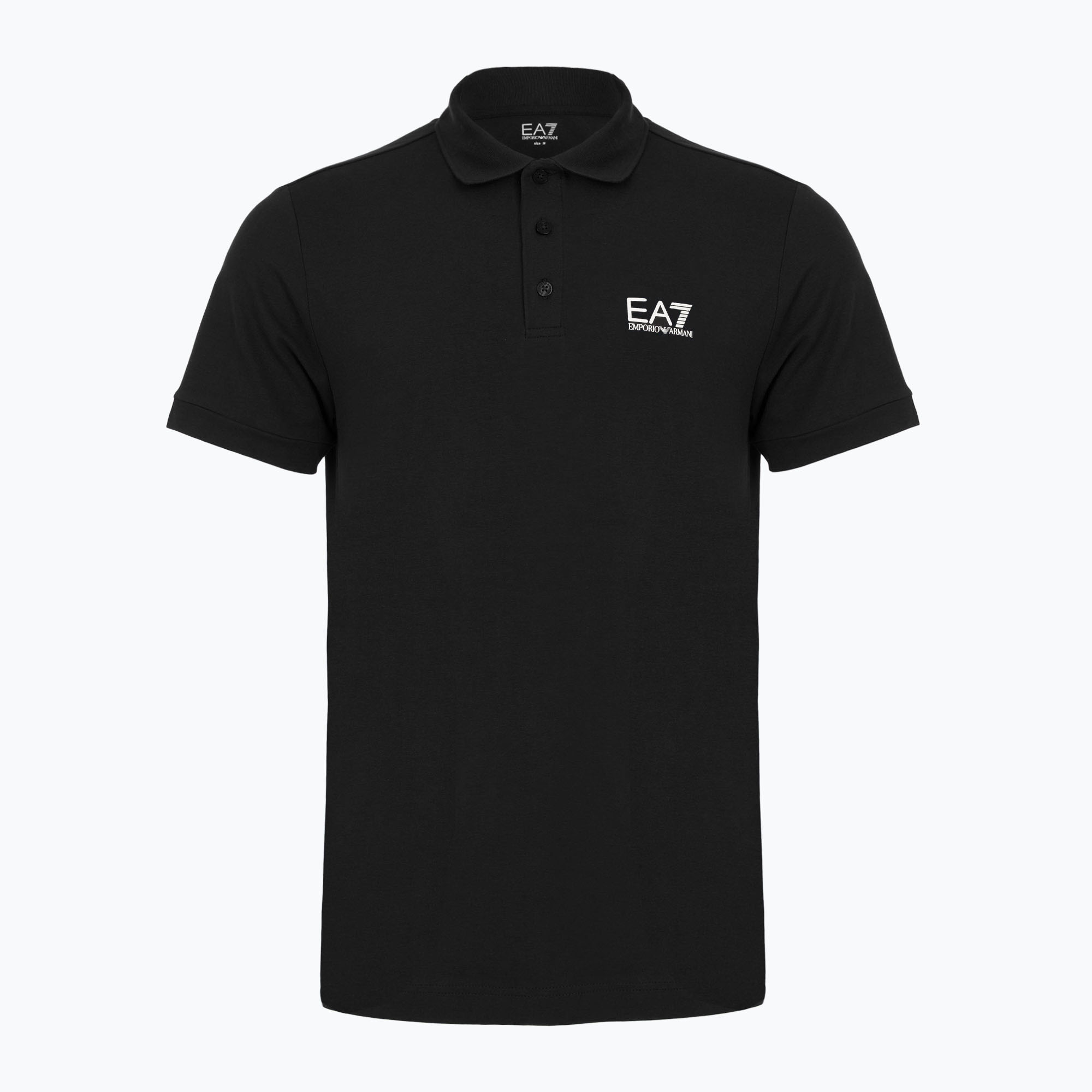 Koszulka polo męska EA7 Emporio Armani Core Identity Polo black 