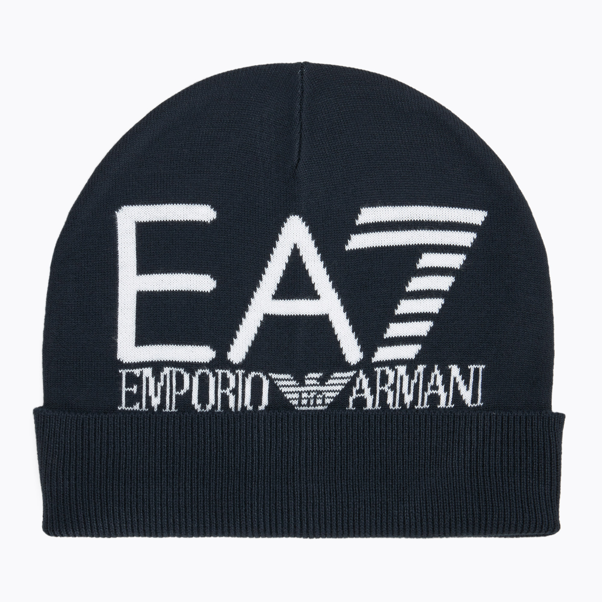 Czapka zimowa EA7 Emporio Armani Mountain Visibility Beanie blue/white 
