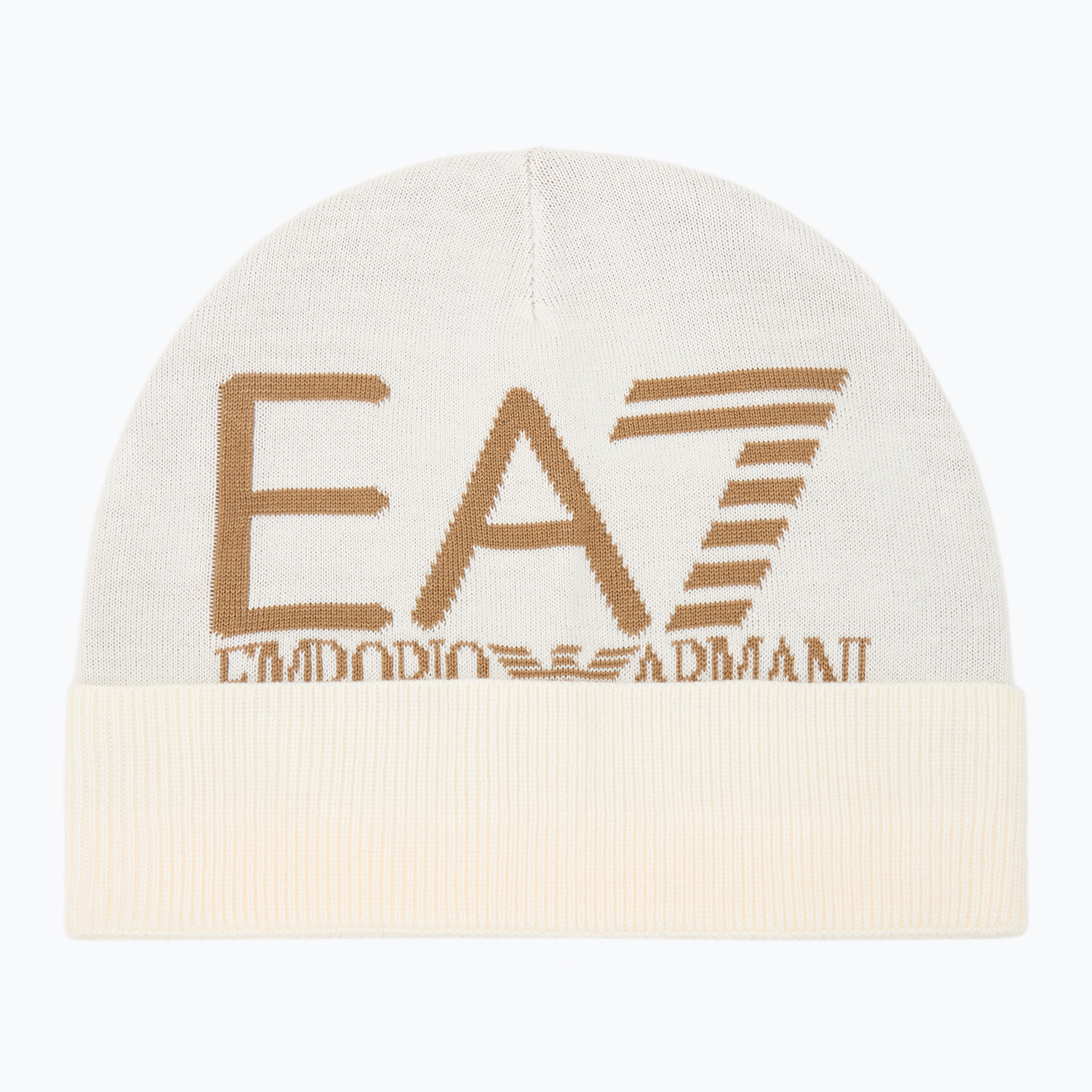 Czapka zimowa EA7 Emporio Armani Mountain Visibility Beanie vanilla ice/tigers eye 