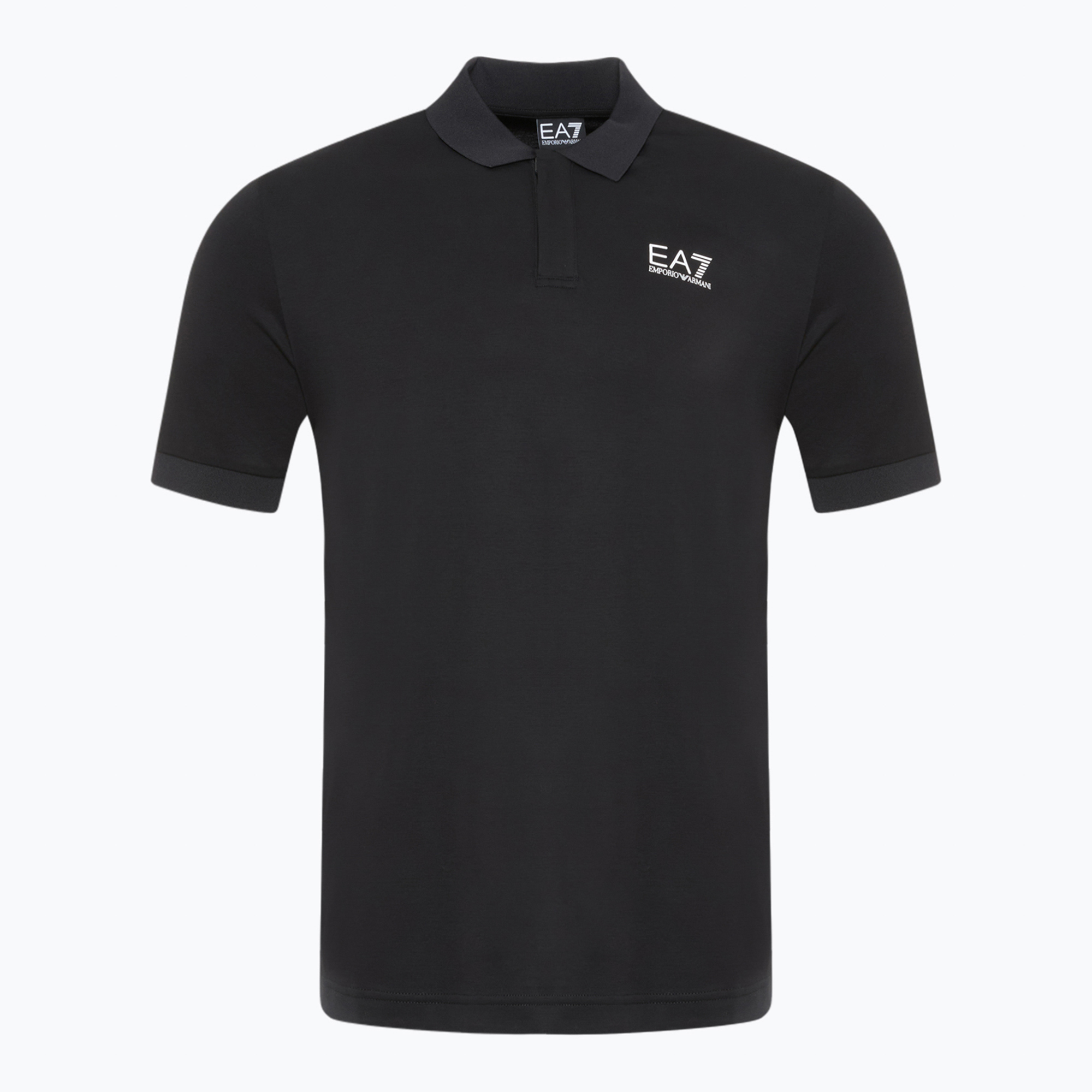 Koszulka męska EA7 Emporio Armani Train 7 Lines Polo black 1200 