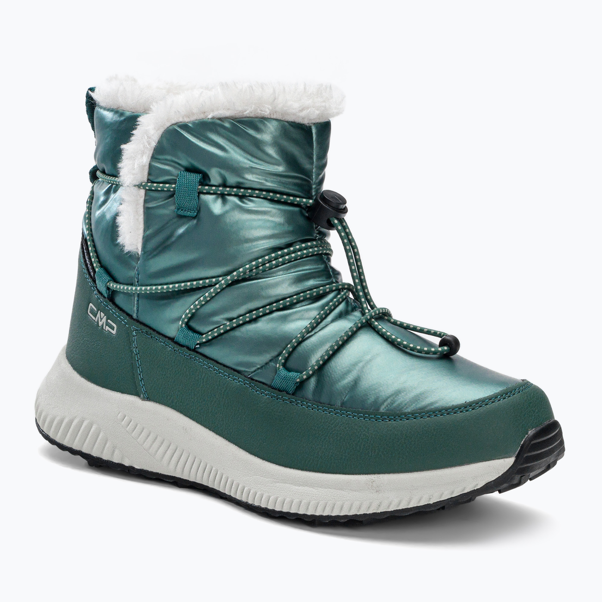 Śniegowce damskie CMP Sheratan Snowboots Wp mineral green 