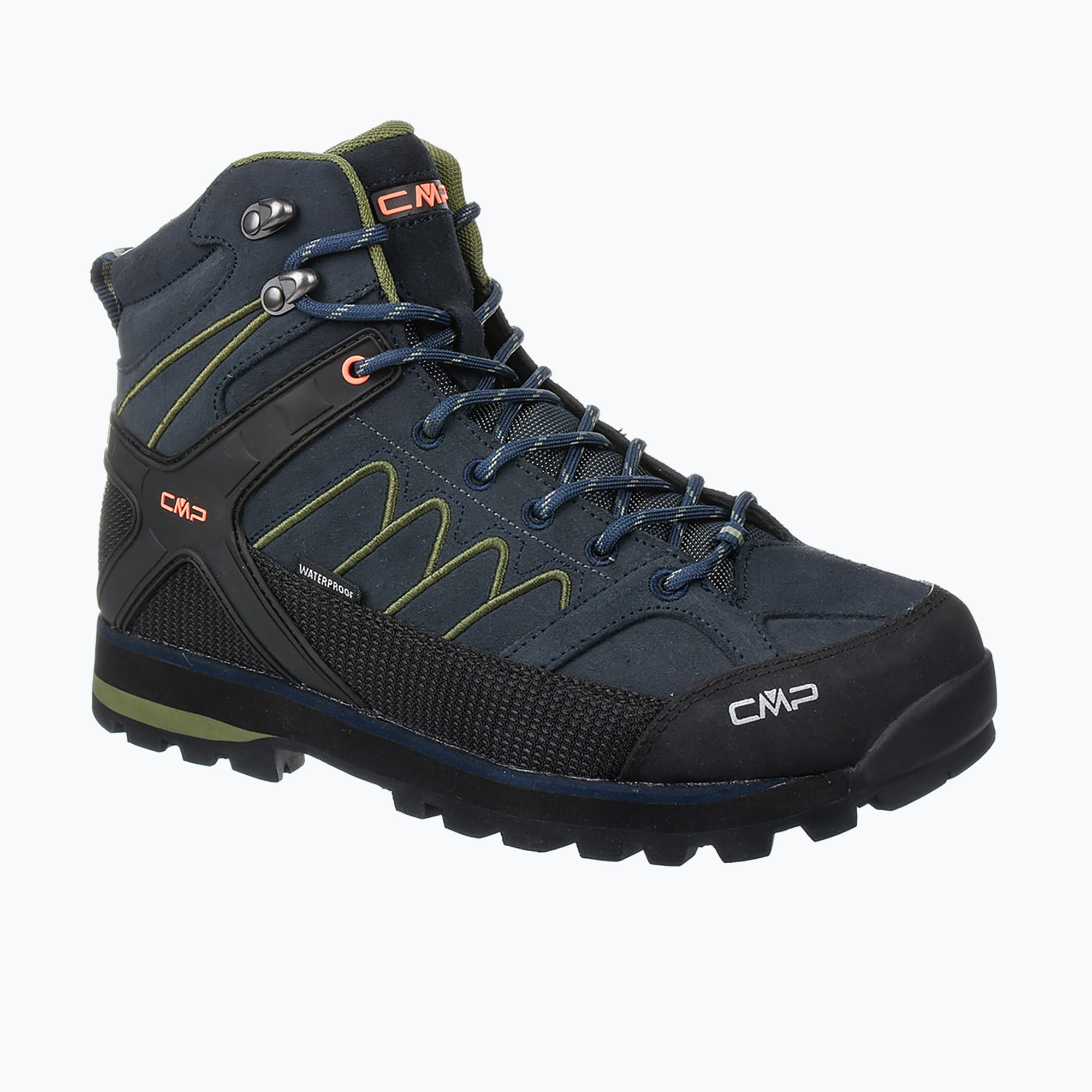 Încălțăminte de trekking pentru bărbați CMP Moon Mid Wp b.blue/torba
