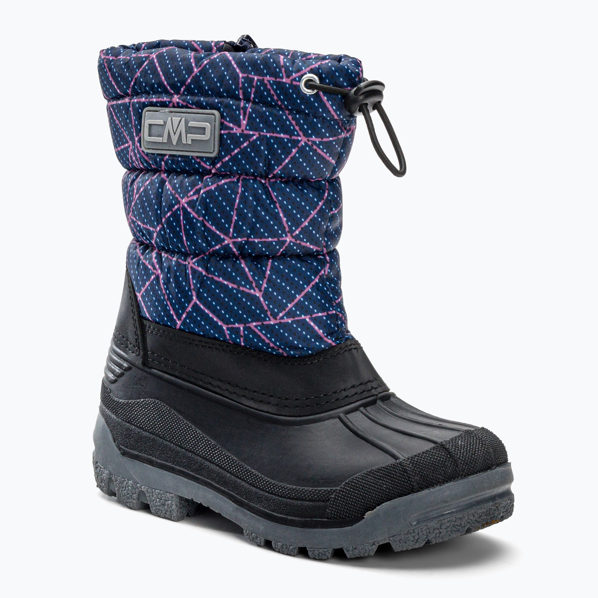 CMP Sneewy stivali da neve per bambini blu navy e rosa 3Q71294 (30 EU) (Sneewy Snowboots 3Q71294/37NM)