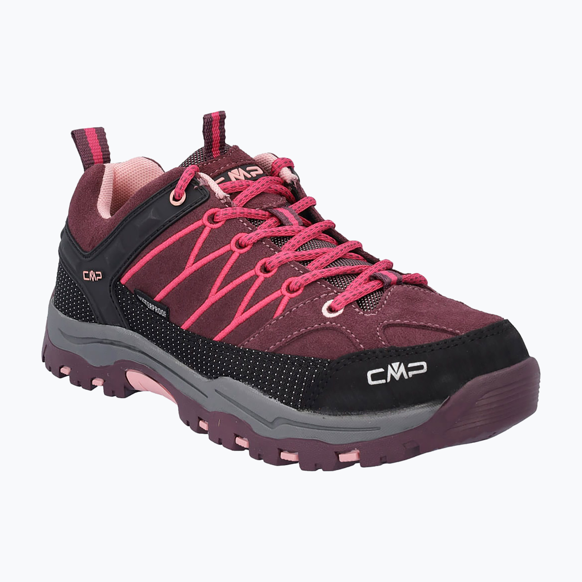 Buty trekkingowe juniorskie CMP Rigel Low Wp prugna/peach 