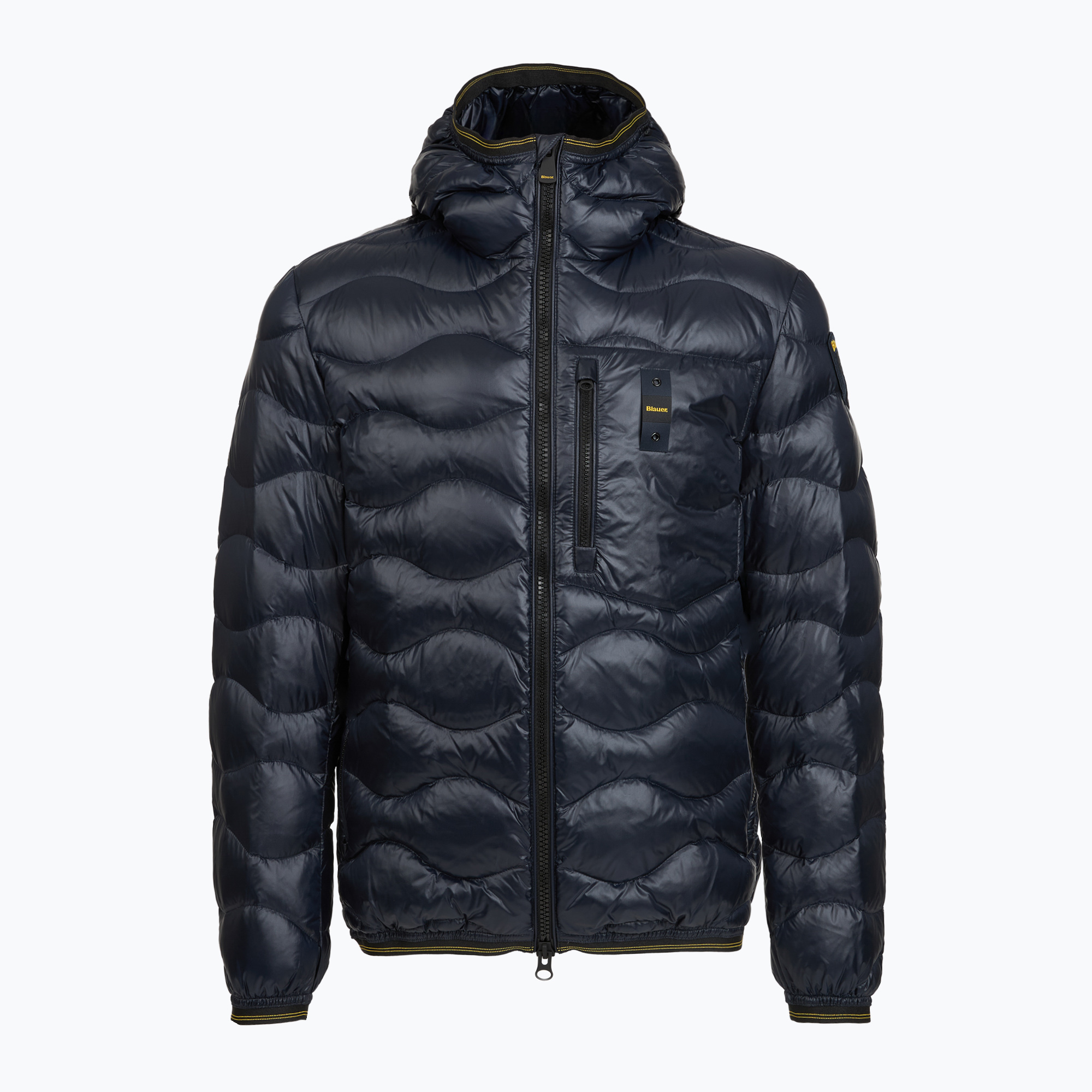 Herren-Daunenjacke Blauer USA Wave blue