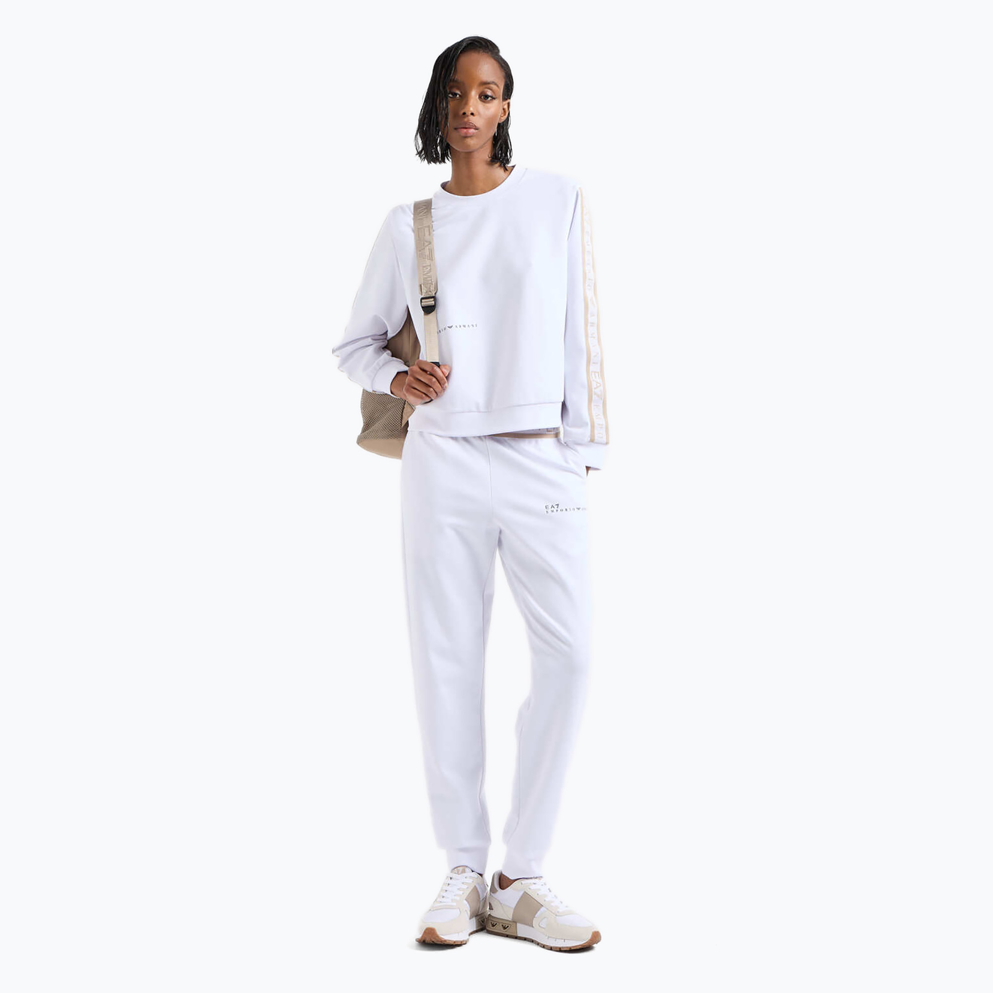 EA7 Emporio Armani dámske tepláky Natural Ventus 7 white (Natural Ventus 7 7W000283-AF12501-U0002)