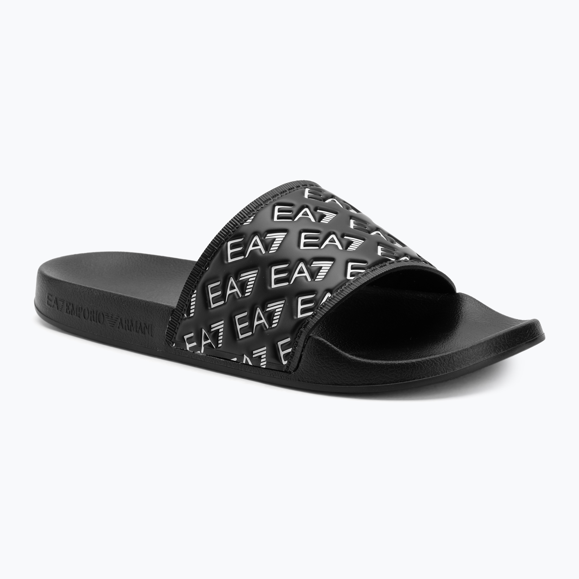 Klapki EA7 Emporio Armani Water Sports All Over full black/white 