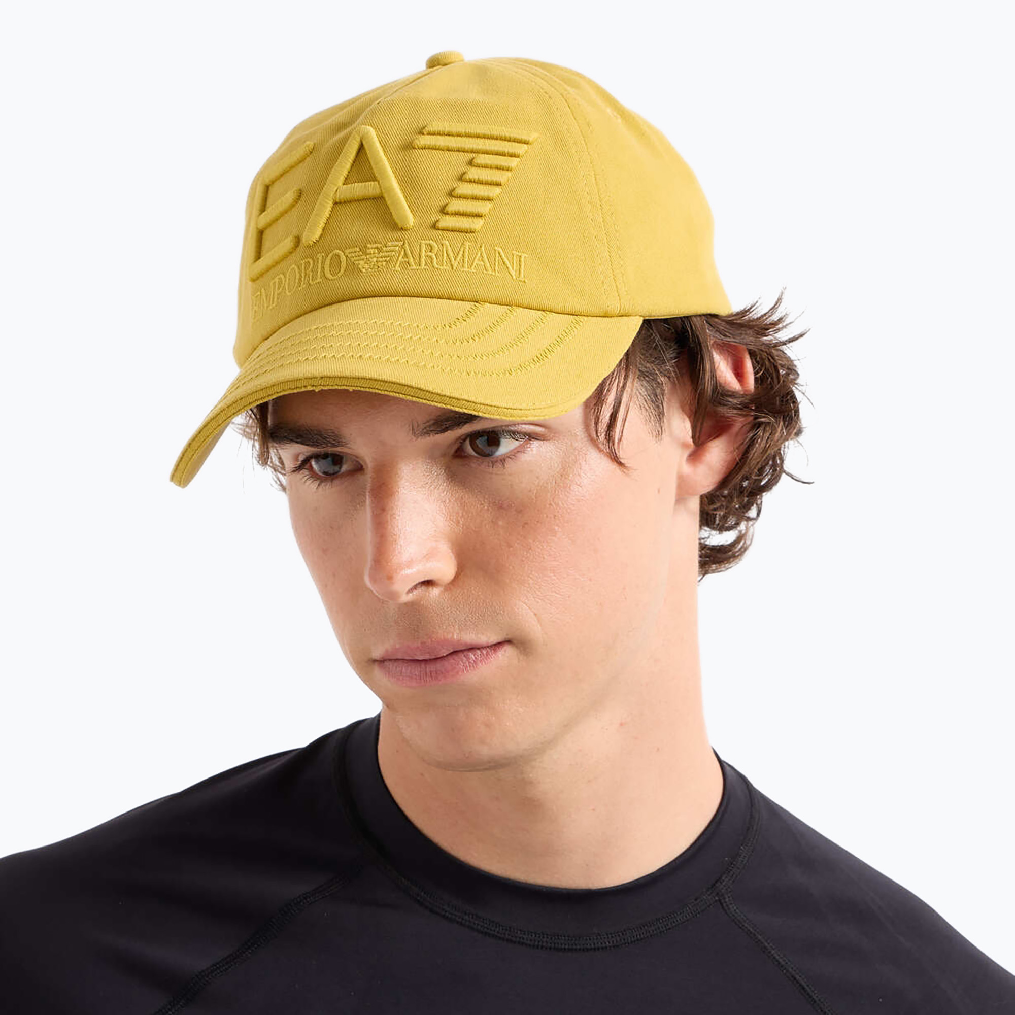 Czapka z daszkiem EA7 Emporio Armani Train Logo Series Embroidered antique moss 