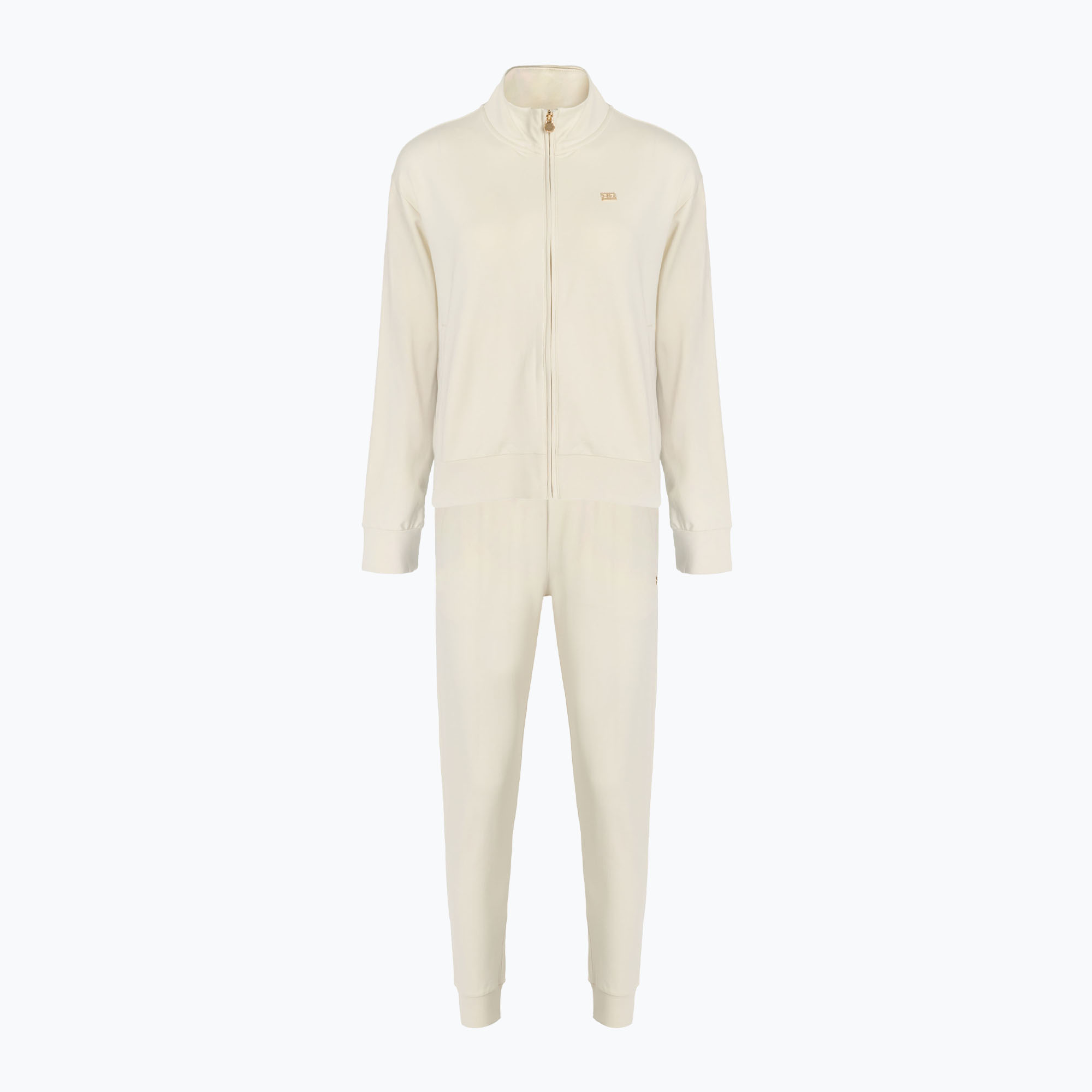 Dres damski EA7 Emporio Armani Train Core Lady Tracksuit FZ silver birch 