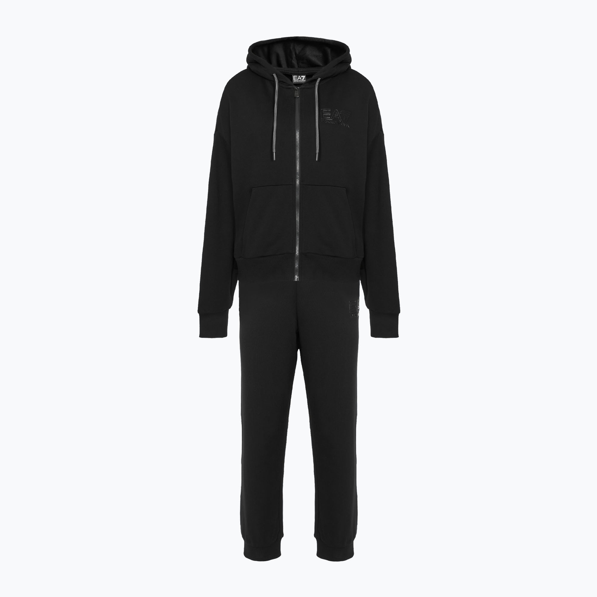 Dres damski EA7 Emporio Armani Train Visibility Tracksuit HO CH FZ black 