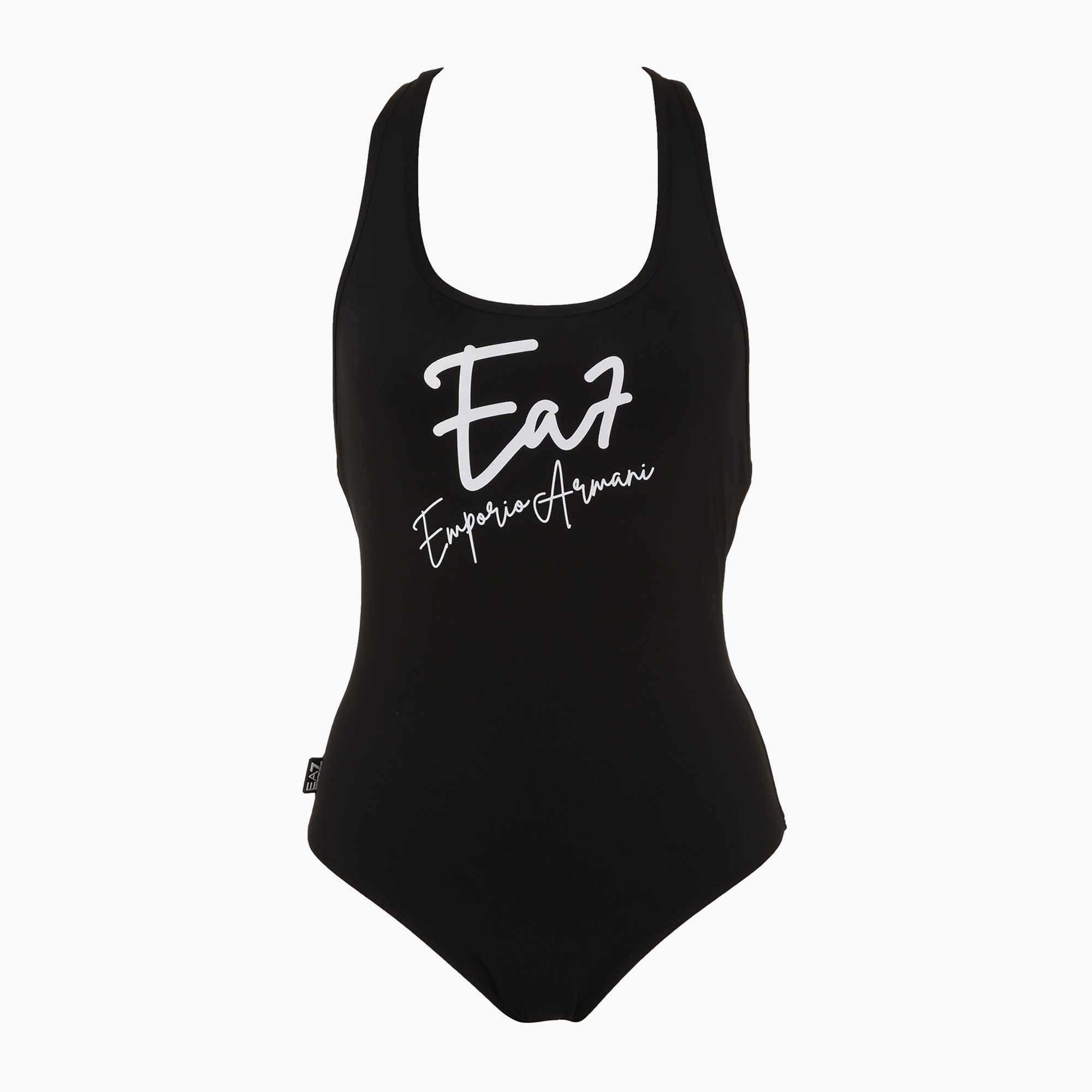 Дамски бански от една част EA7 Emporio Armani Maxi Logo One Piece black