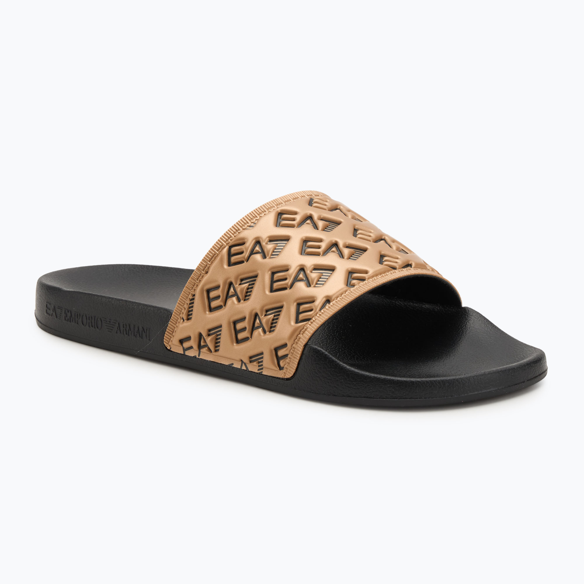 Klapki EA7 Emporio Armani Water Sports All Over black/gold 