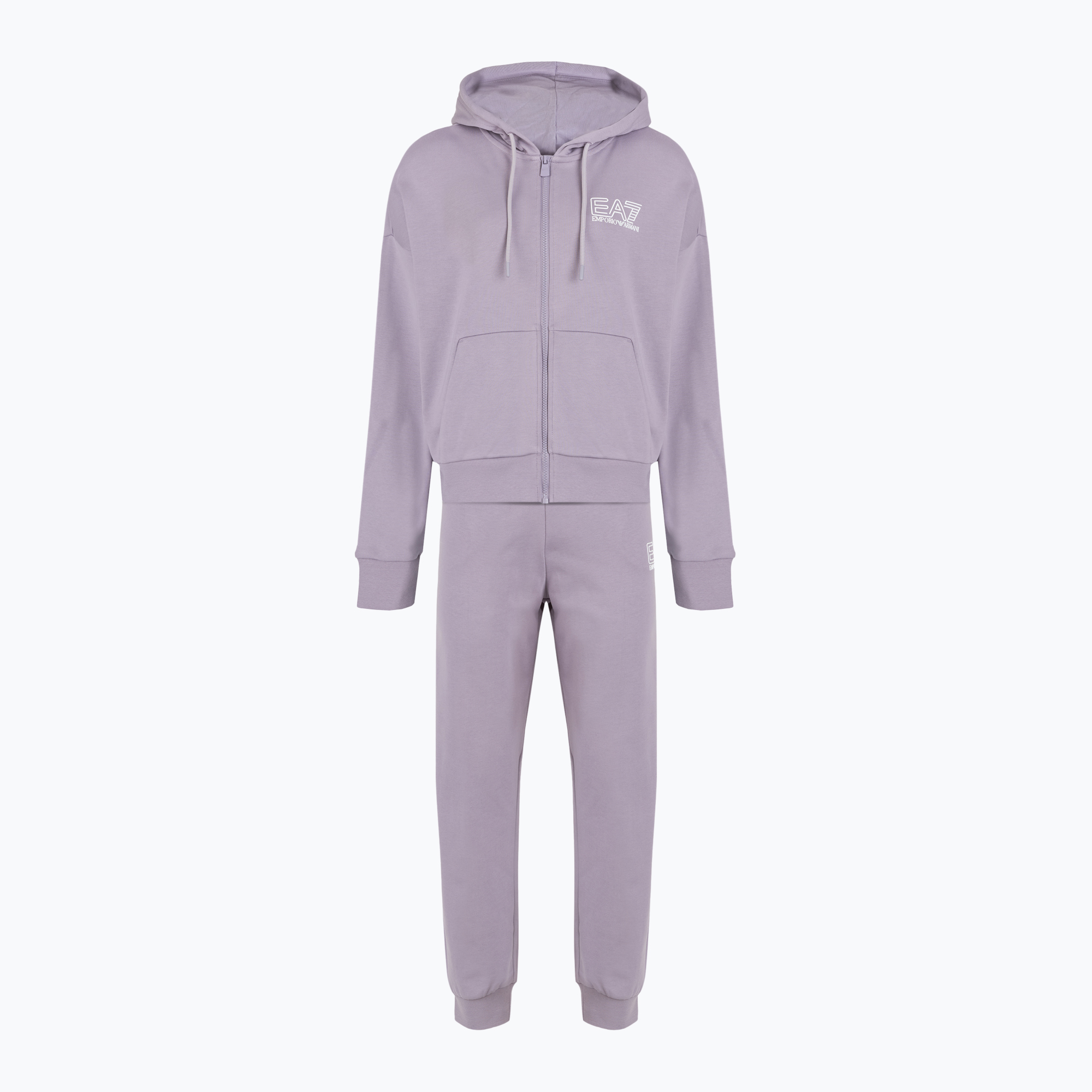 Dámske tepláky EA7 Emporio Armani Train Visibility HO CH FZ lavender grey (Train Visibility Tracksuit HO CH FZ 7W000110-AF12473-UA092)