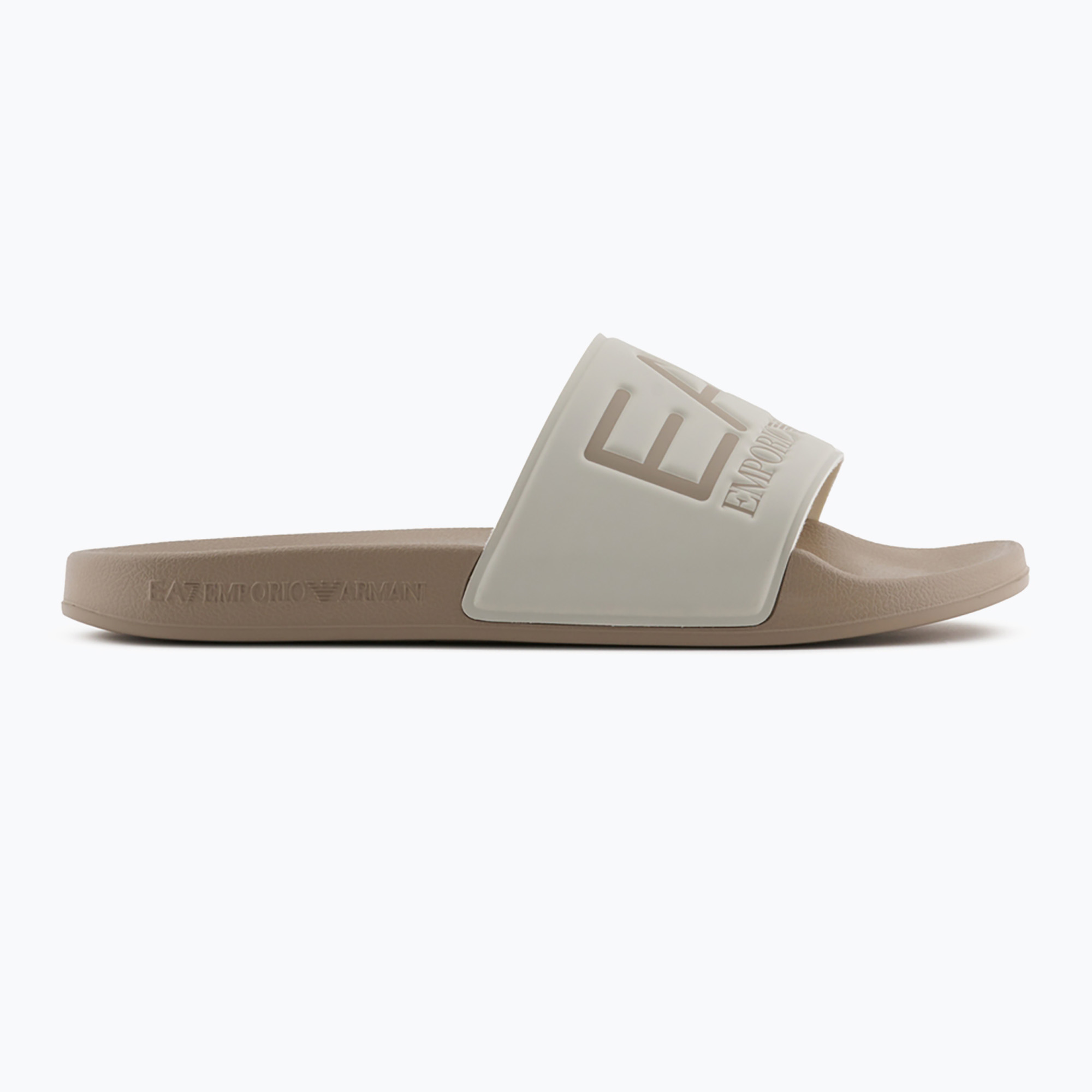 Klapki EA7 Emporio Armani Water Sports Visibility cobblestone/silver birch 