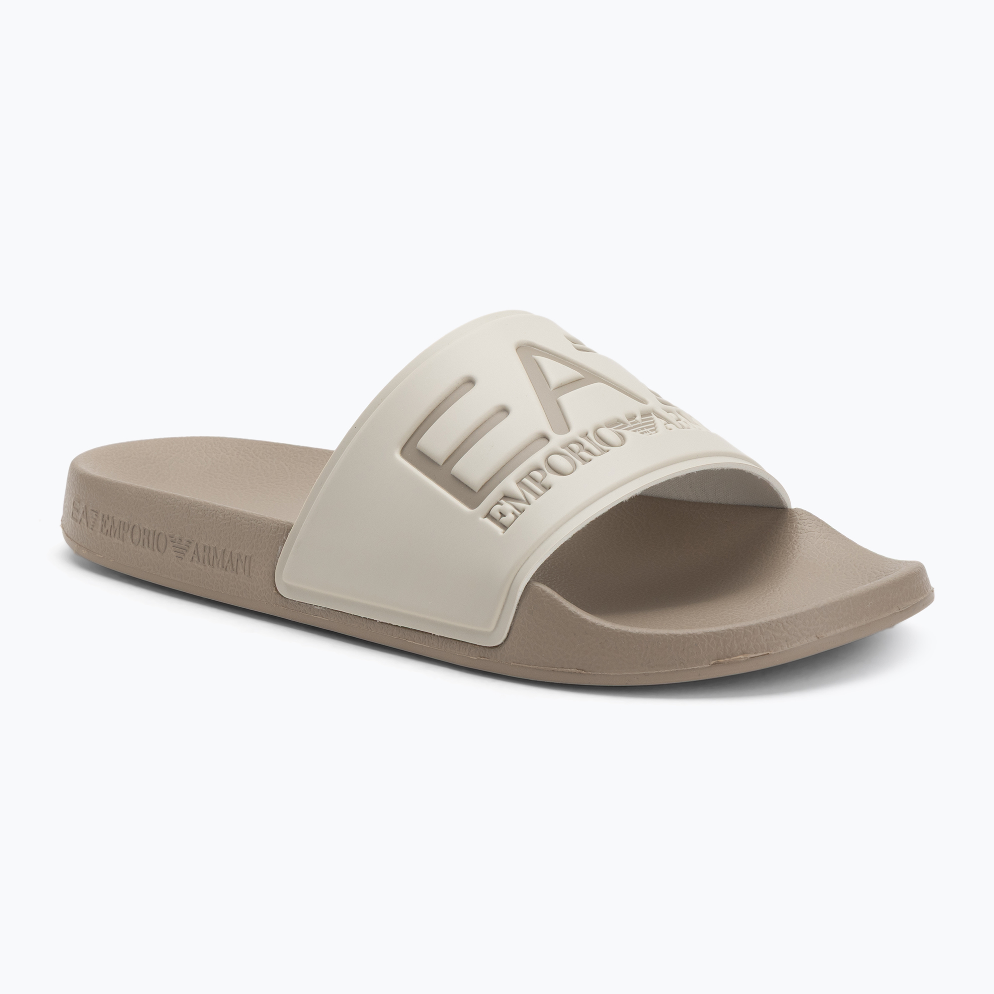 Klapki EA7 Emporio Armani Water Sports Visibility cobblestone/silver birch 