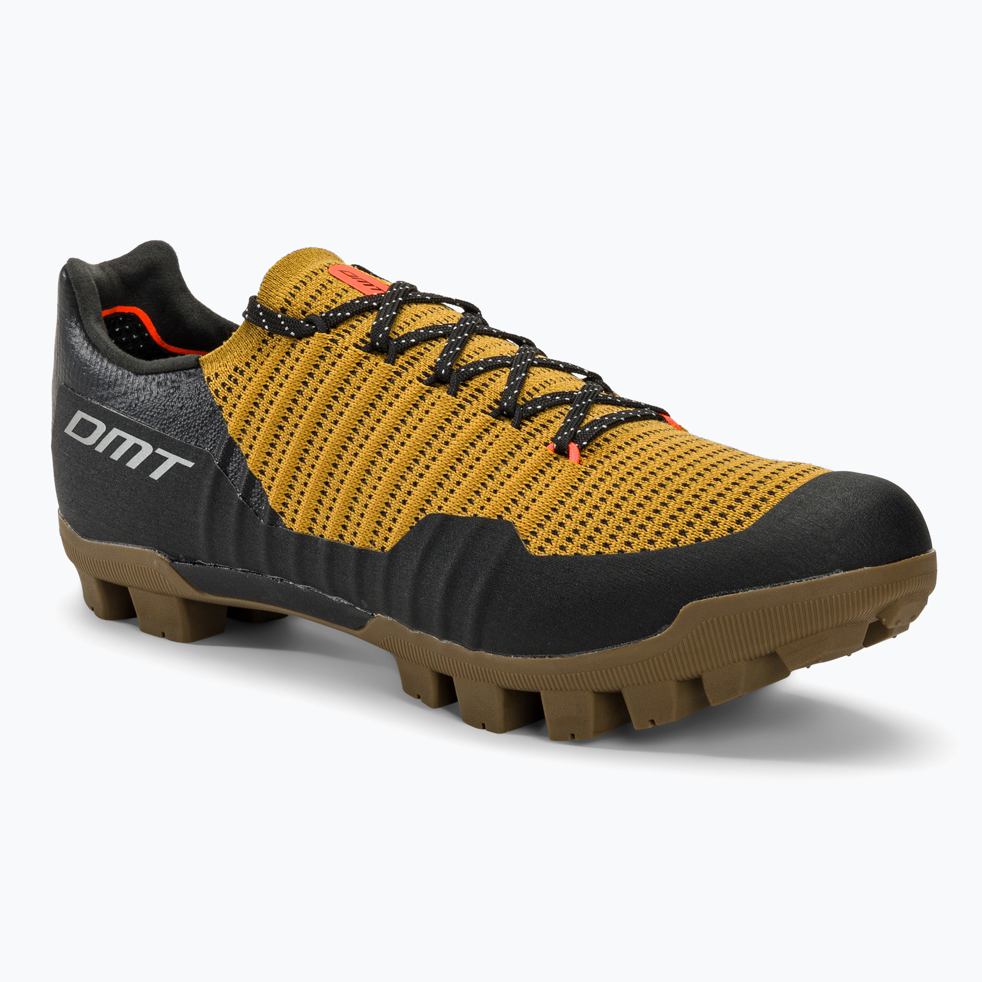 Pantofi de ciclism MTB pentru bărbați DMT GK1 negru/ocra (GK1 M0010DMT22GK1-A-0041)