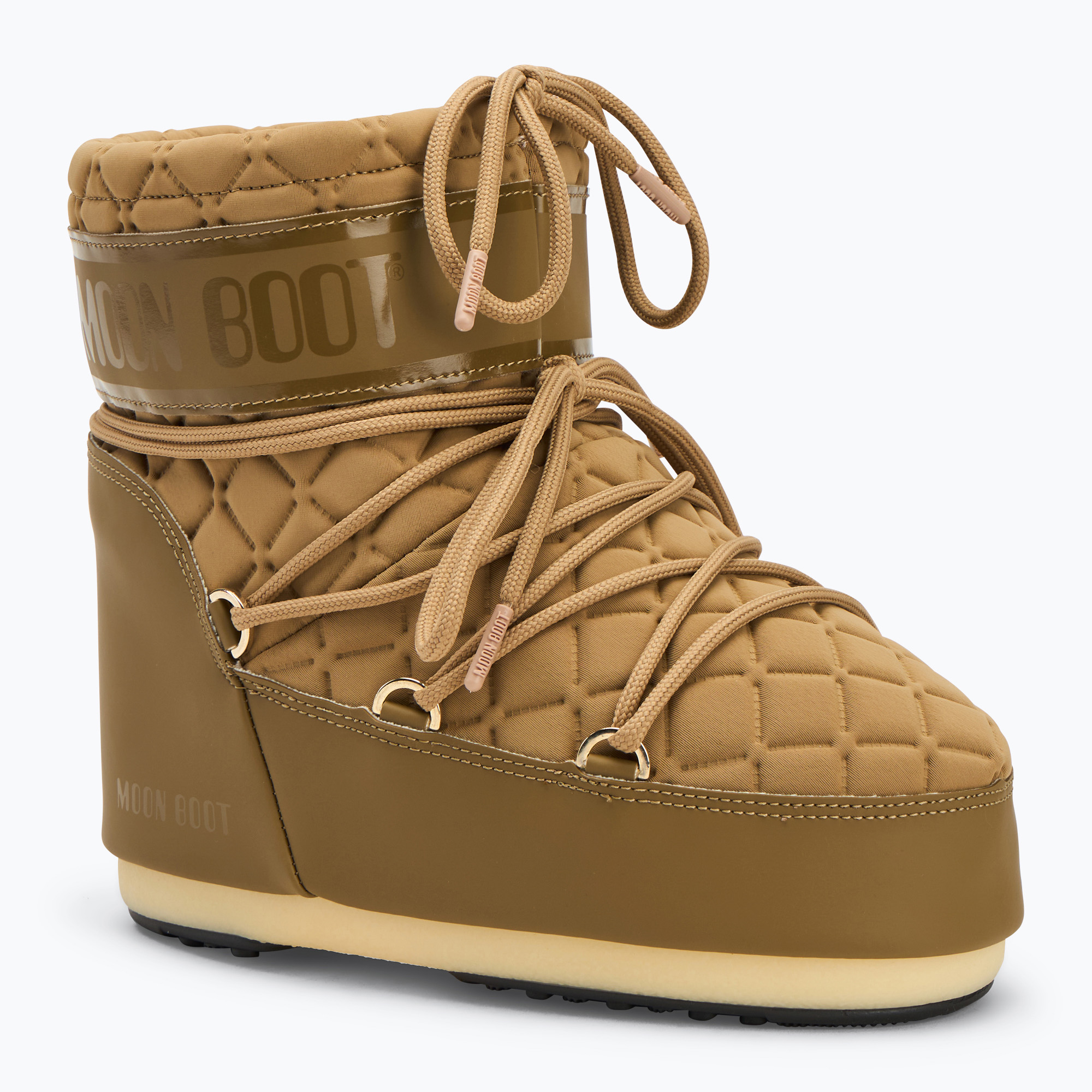 Śniegowce damskie Moon Boot Icon Low Quilt caramel 