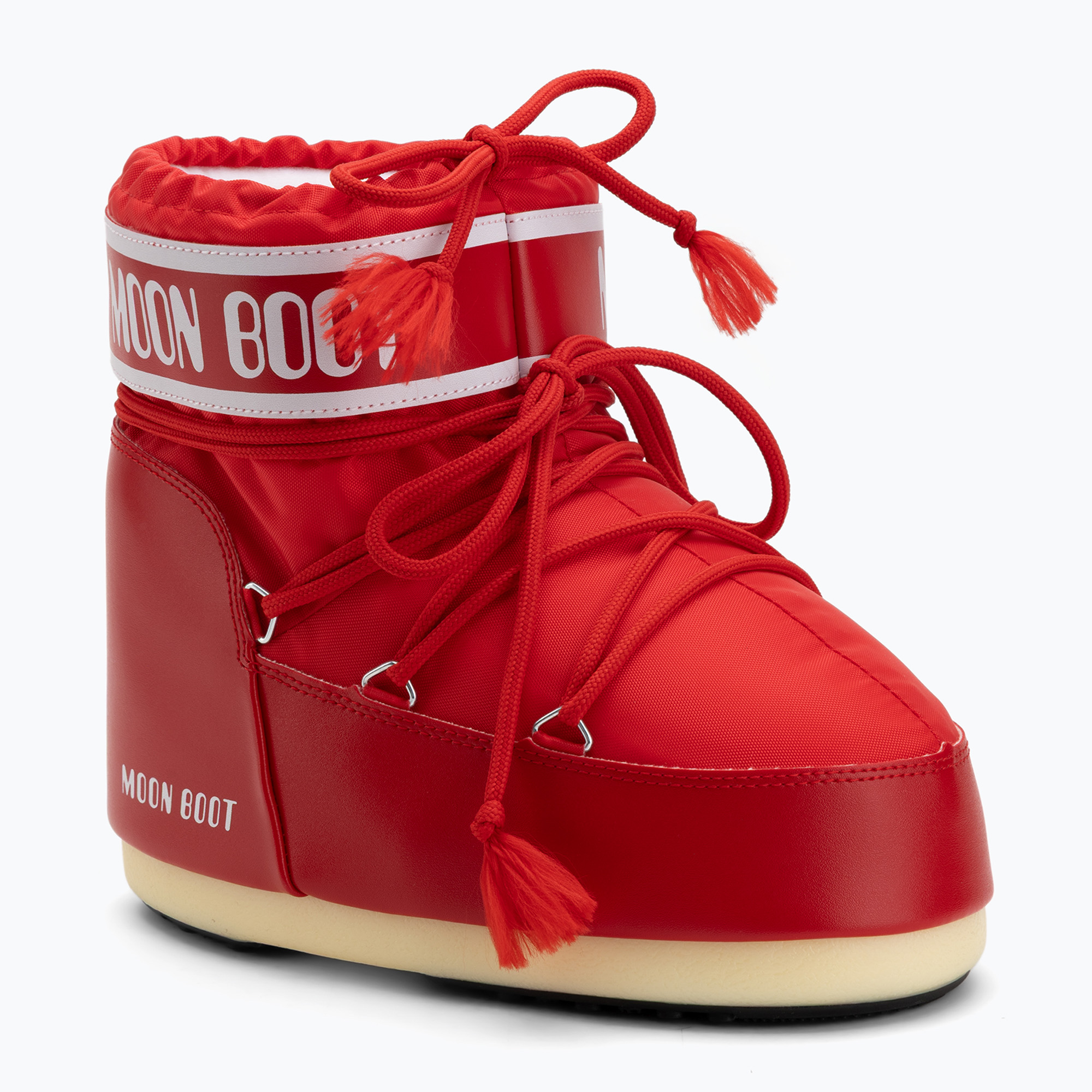 Śniegowce damskie Moon Boot Icon Low Nylon red 