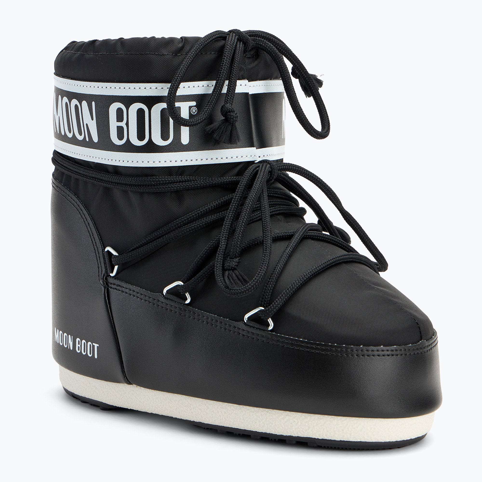 Stivali da neve Moon Boot Icon Low Nylon da donna, nero (42-44 EU) (Icon Low Nylon 80D1409340-N001)