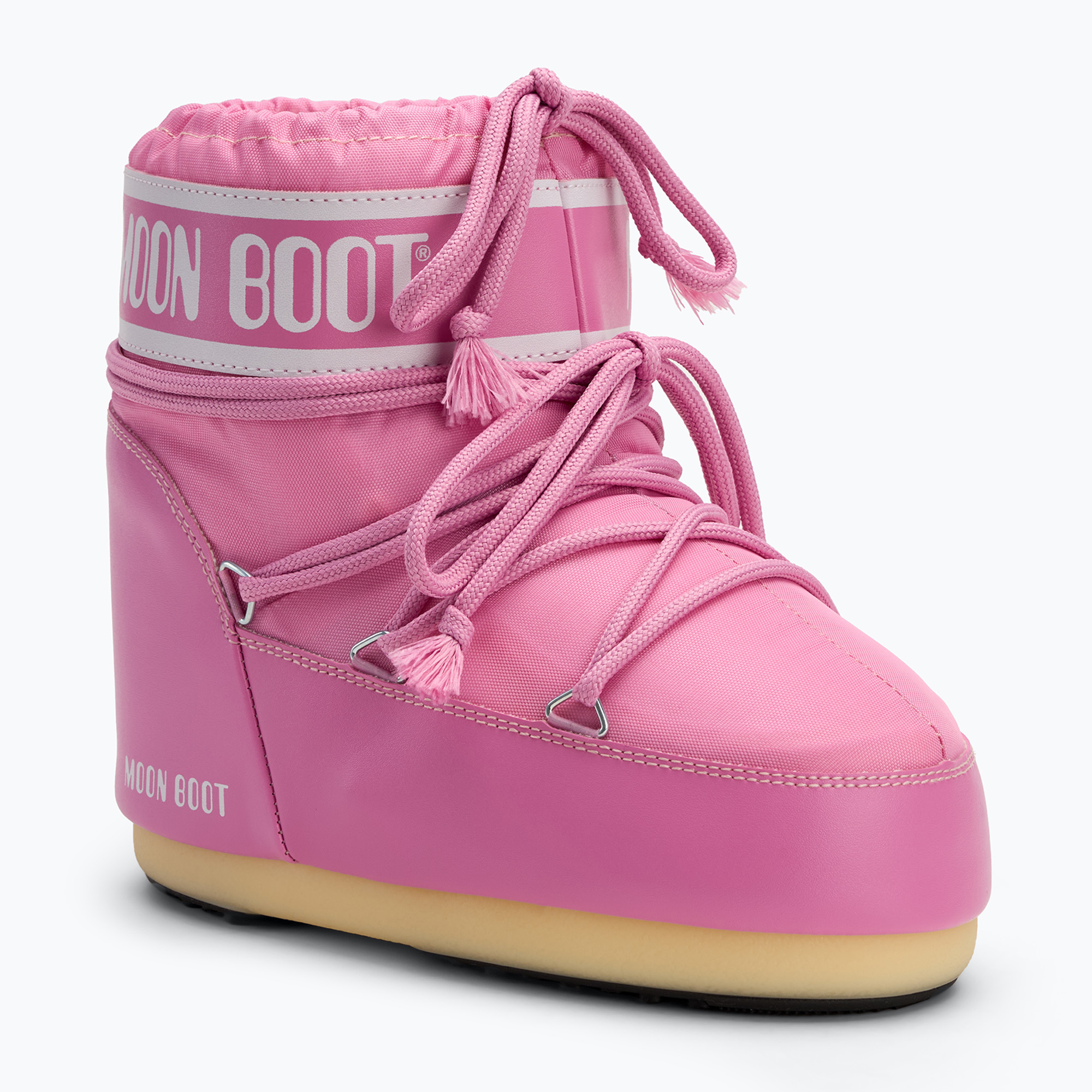 Dámske snehule Moon Boot Icon Low Nylon pink (Icon Low Nylon 80D1409340-J001)