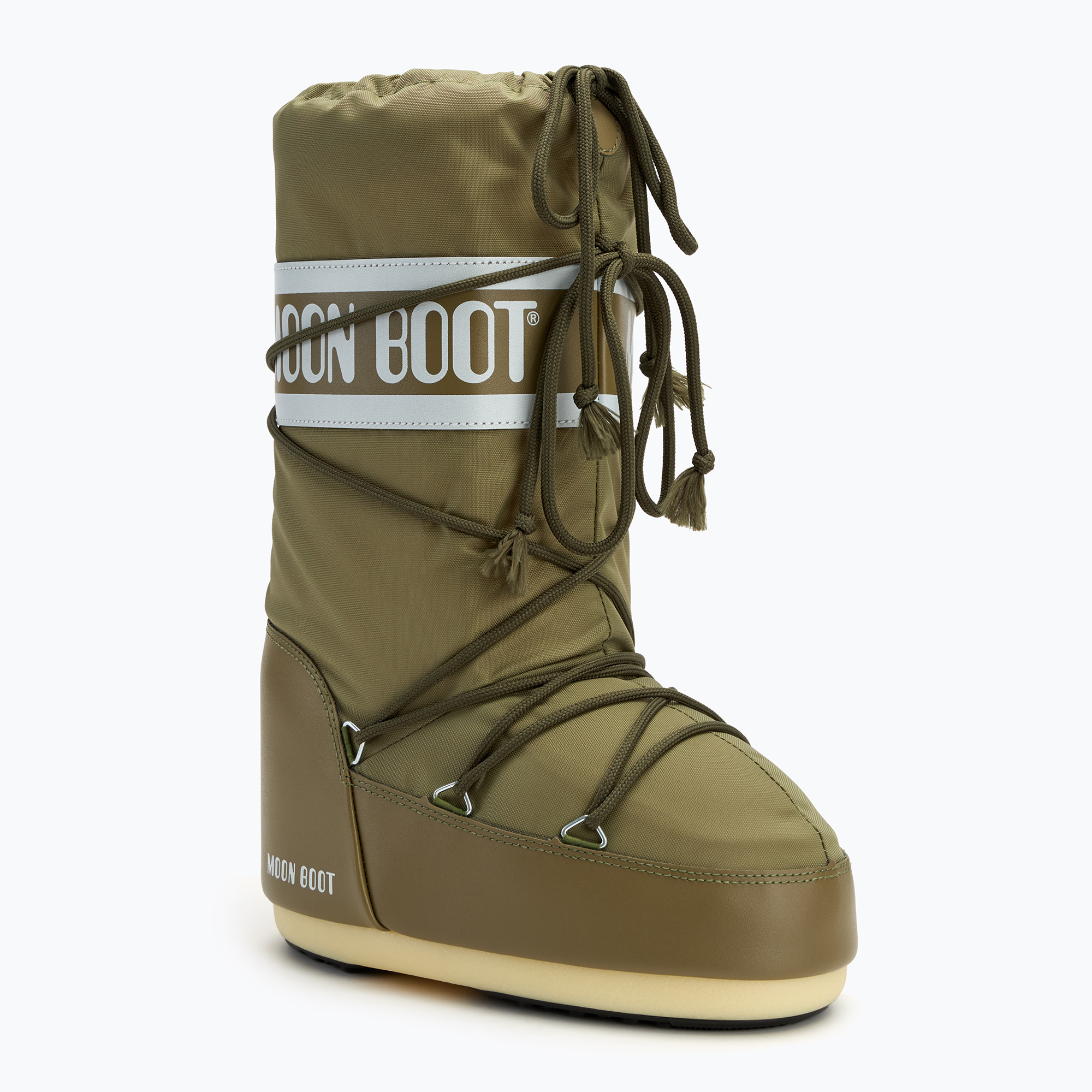 Dámske snehule Moon Boot Icon Nylon khaki (Icon Nylon 80D1400440-M006)