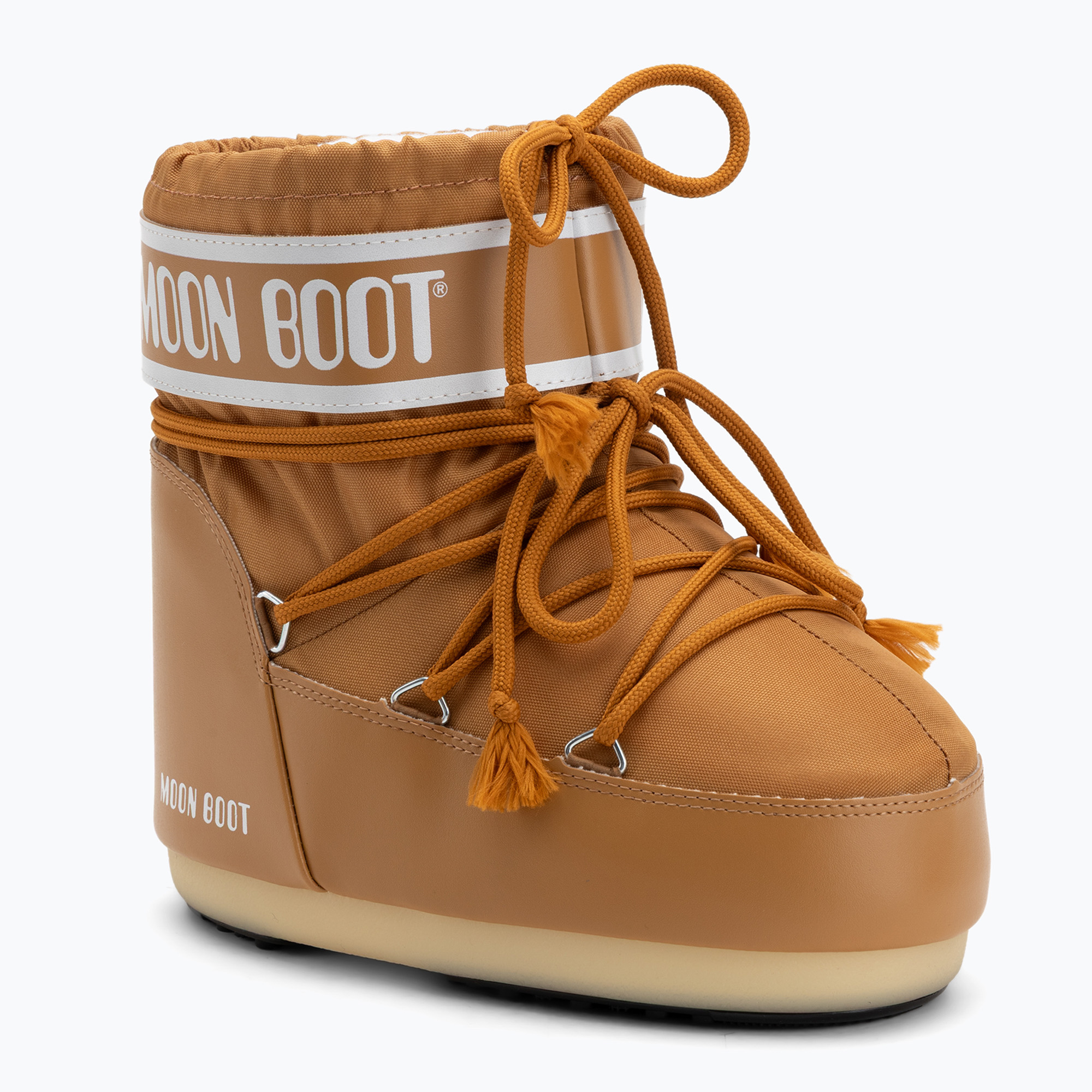 Śniegowce damskie Moon Boot Icon Low Nylon cognac 