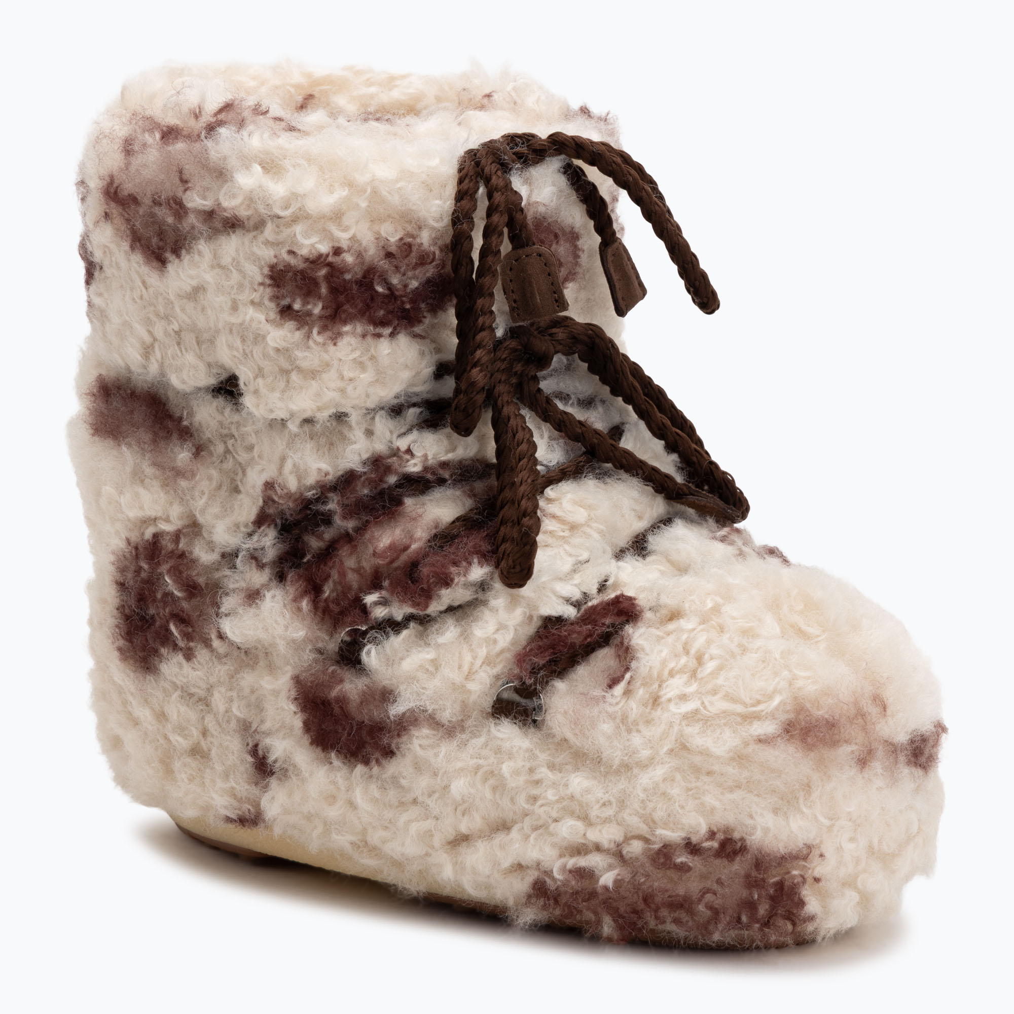 Śniegowce damskie Moon Boot Icon Low Curly cow 