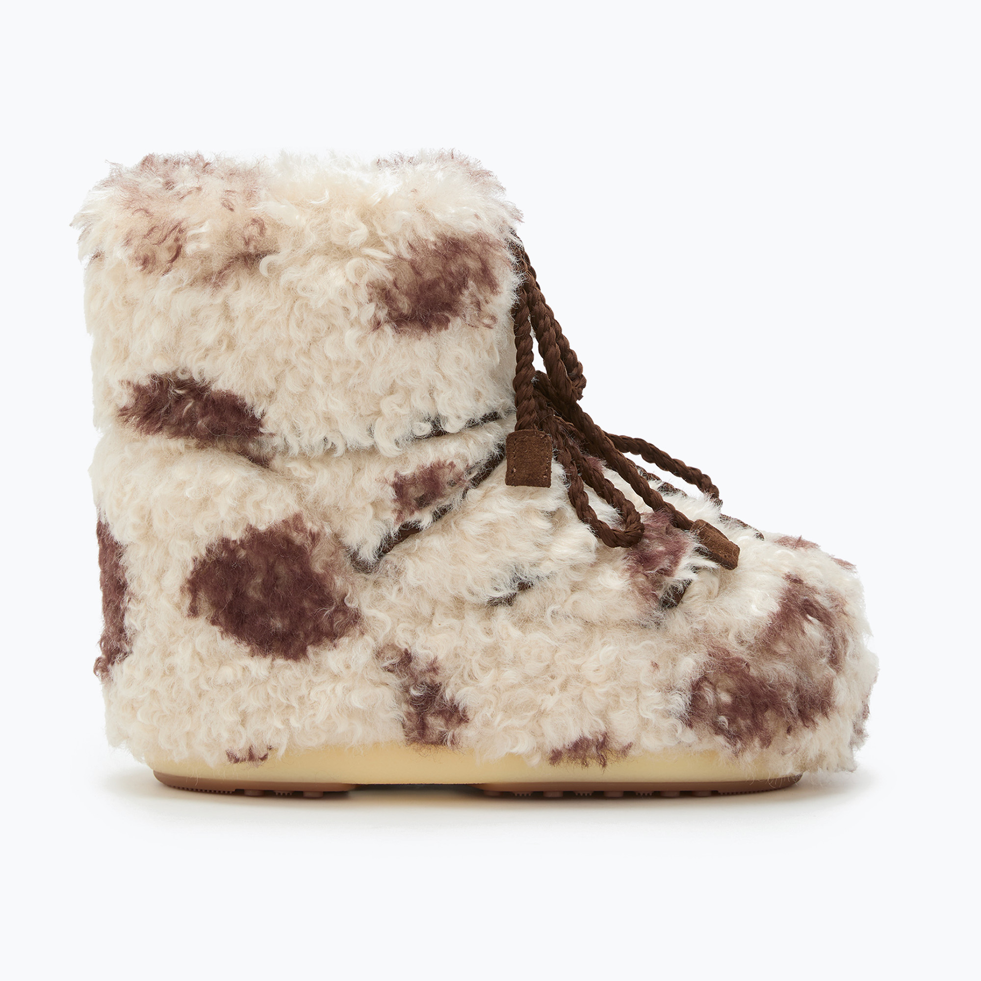 Śniegowce damskie Moon Boot Icon Low Curly cow 