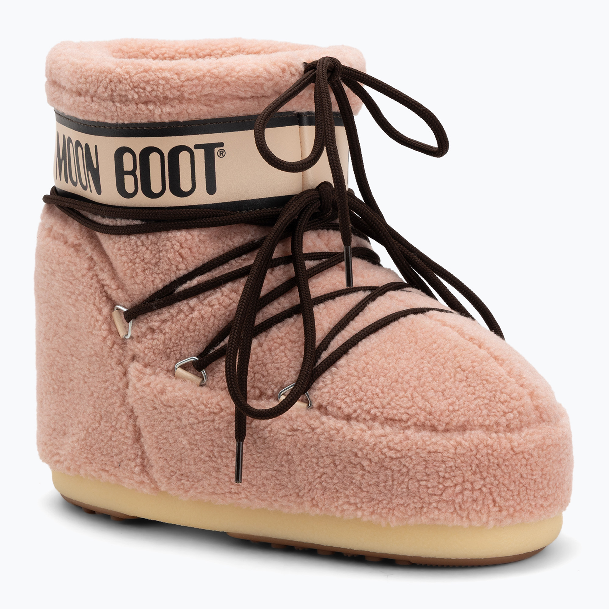 Śniegowce damskie Moon Boot Icon Low Fleece pink 