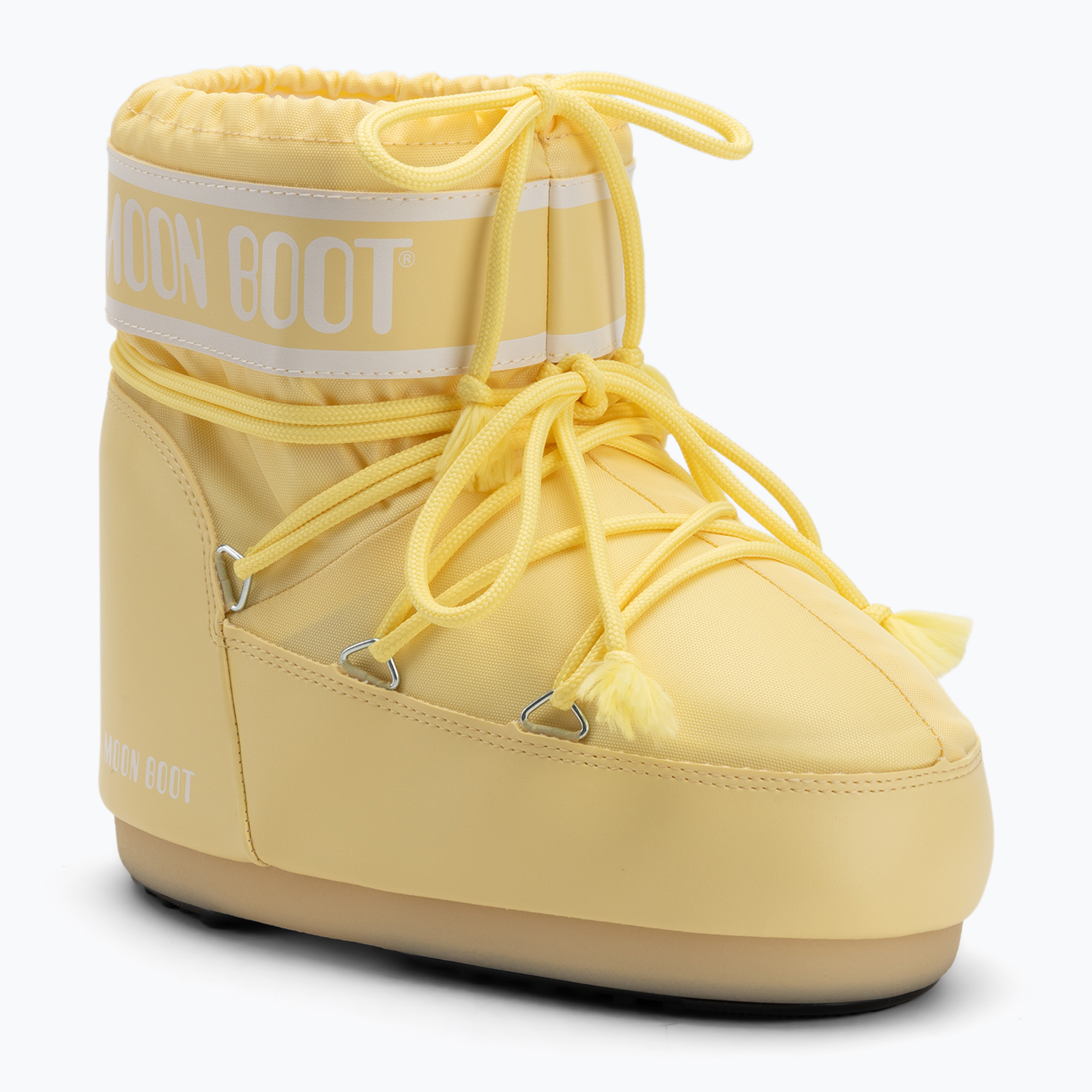 Śniegowce damskie Moon Boot Icon Low Nylon light yellow 