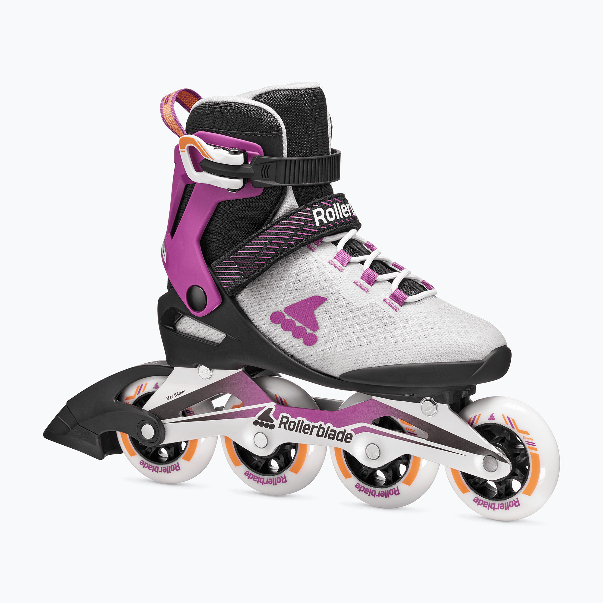 Дамски ролери Rollerblade Macroblade 84 W light grey/violet/orange