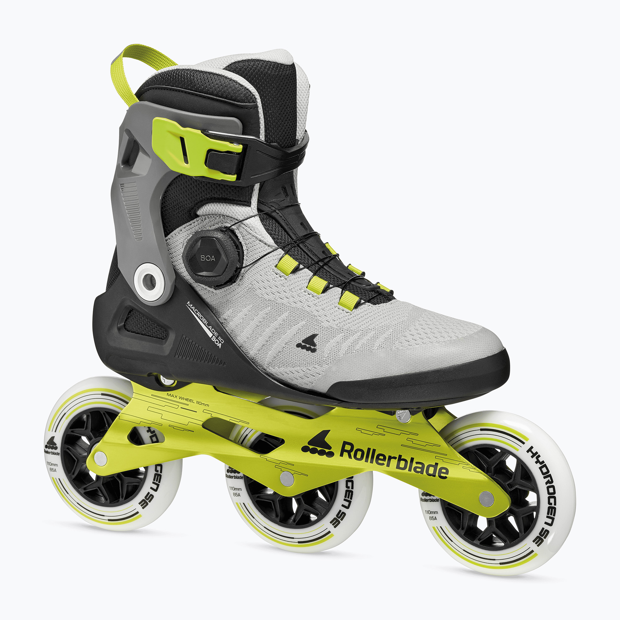 Мъжки ролери Rollerblade Macroblade 110 Boa black/grey/lime