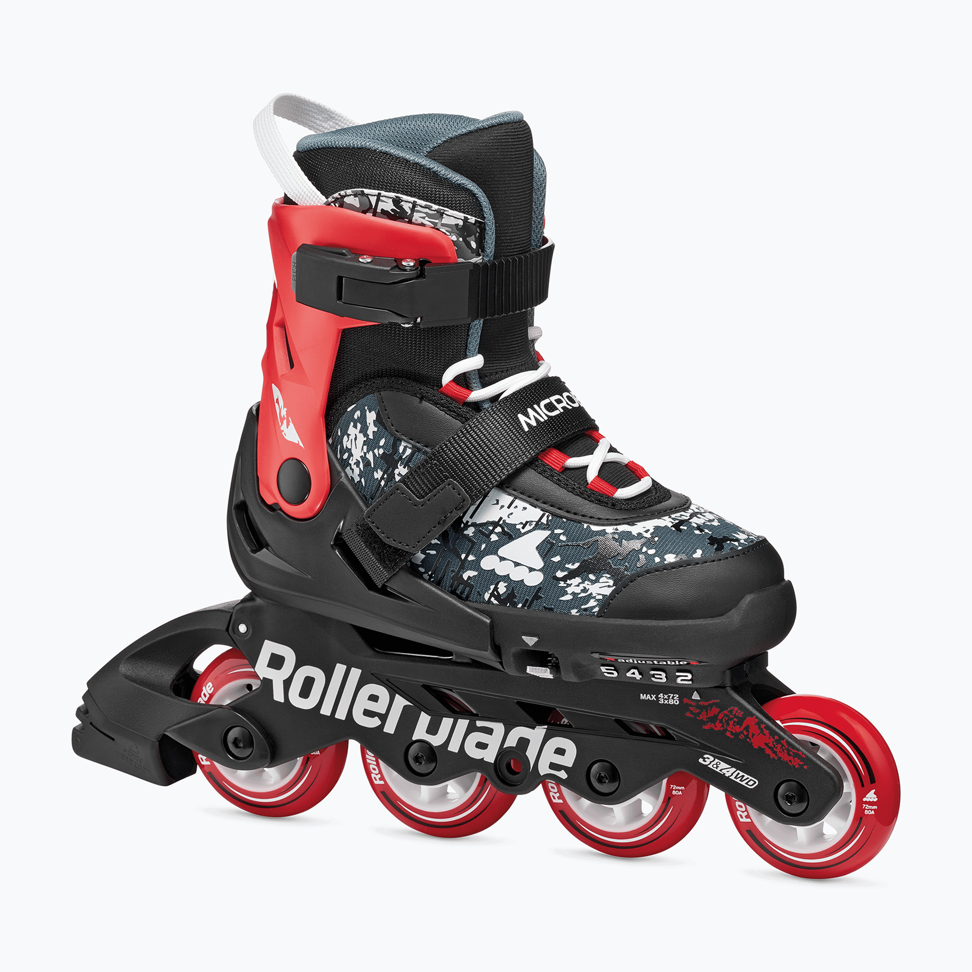 Детски ролери Rollerblade Microblade SL Jr black/red