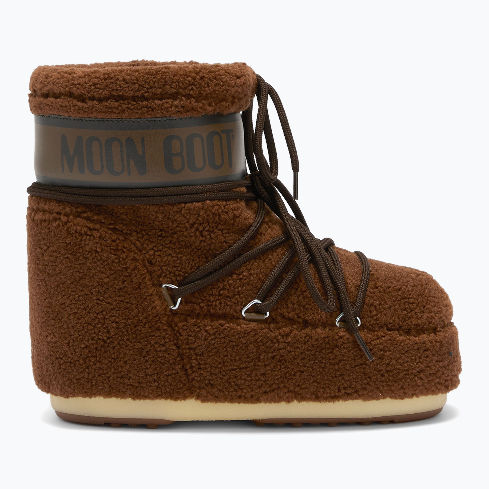 Dámske snehule Moon Boot Icon Low Fleece brown