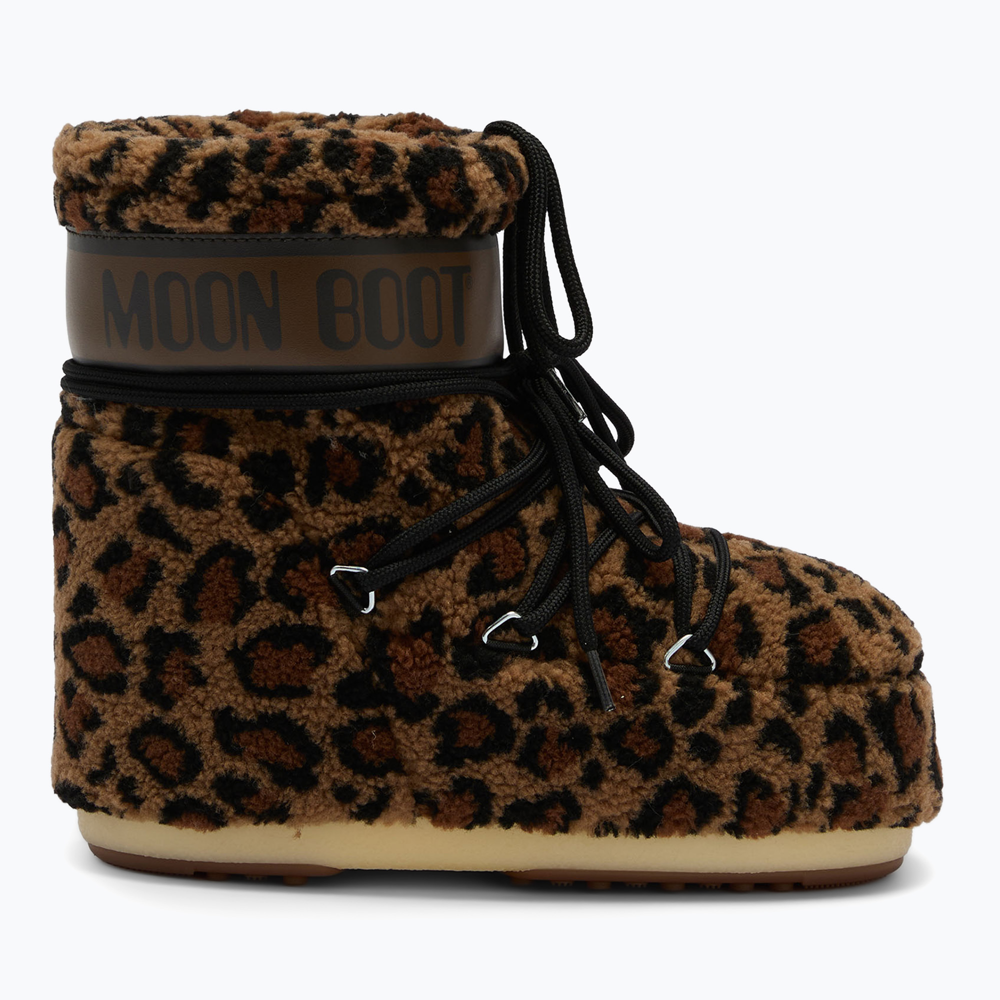 Dámske snehule Moon Boot Icon Low Fleece Leopard cognac/cocoa
