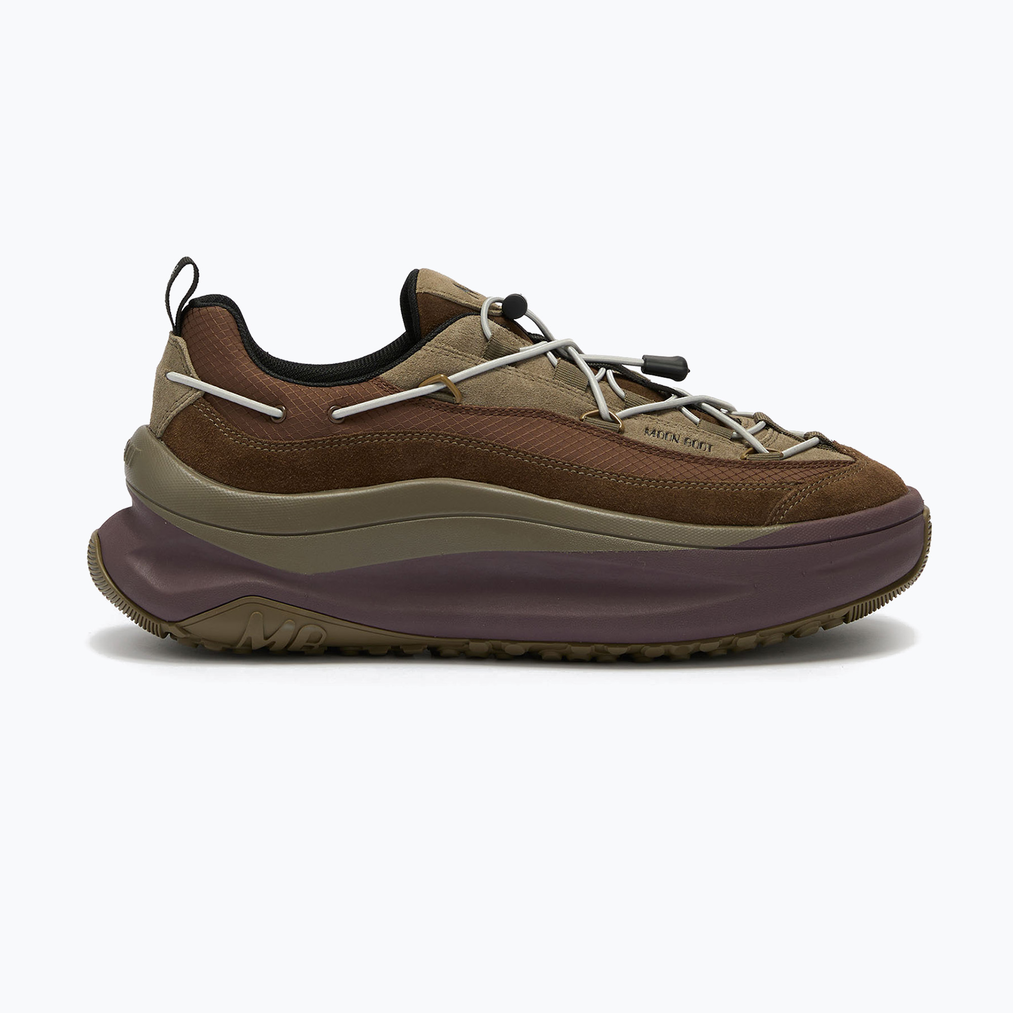 Дамски обувки Moon Boot Moon247 Xlace cargo green/berry brown
