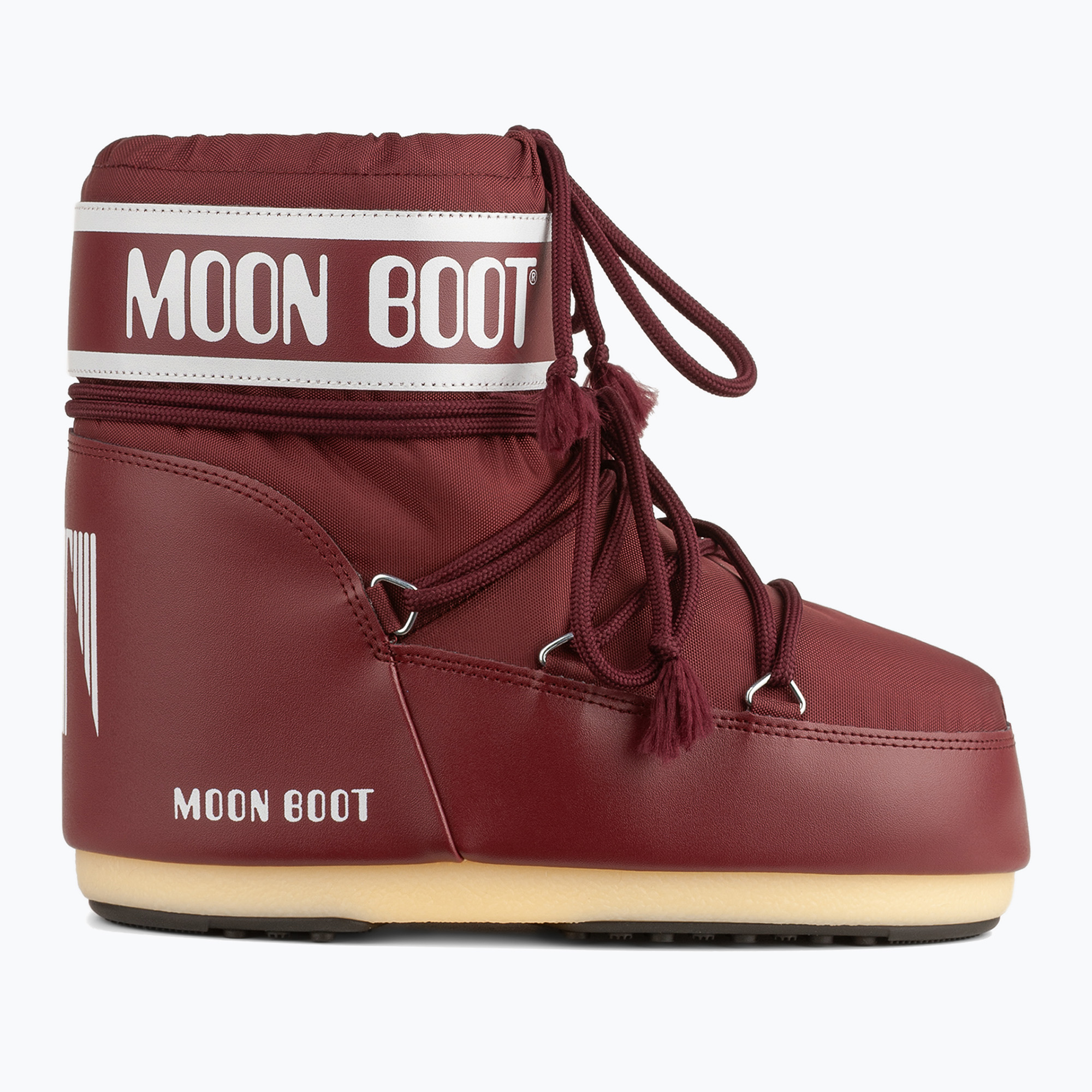 Дамски ботуши за сняг Moon Boot Icon Low Nylon burgundy