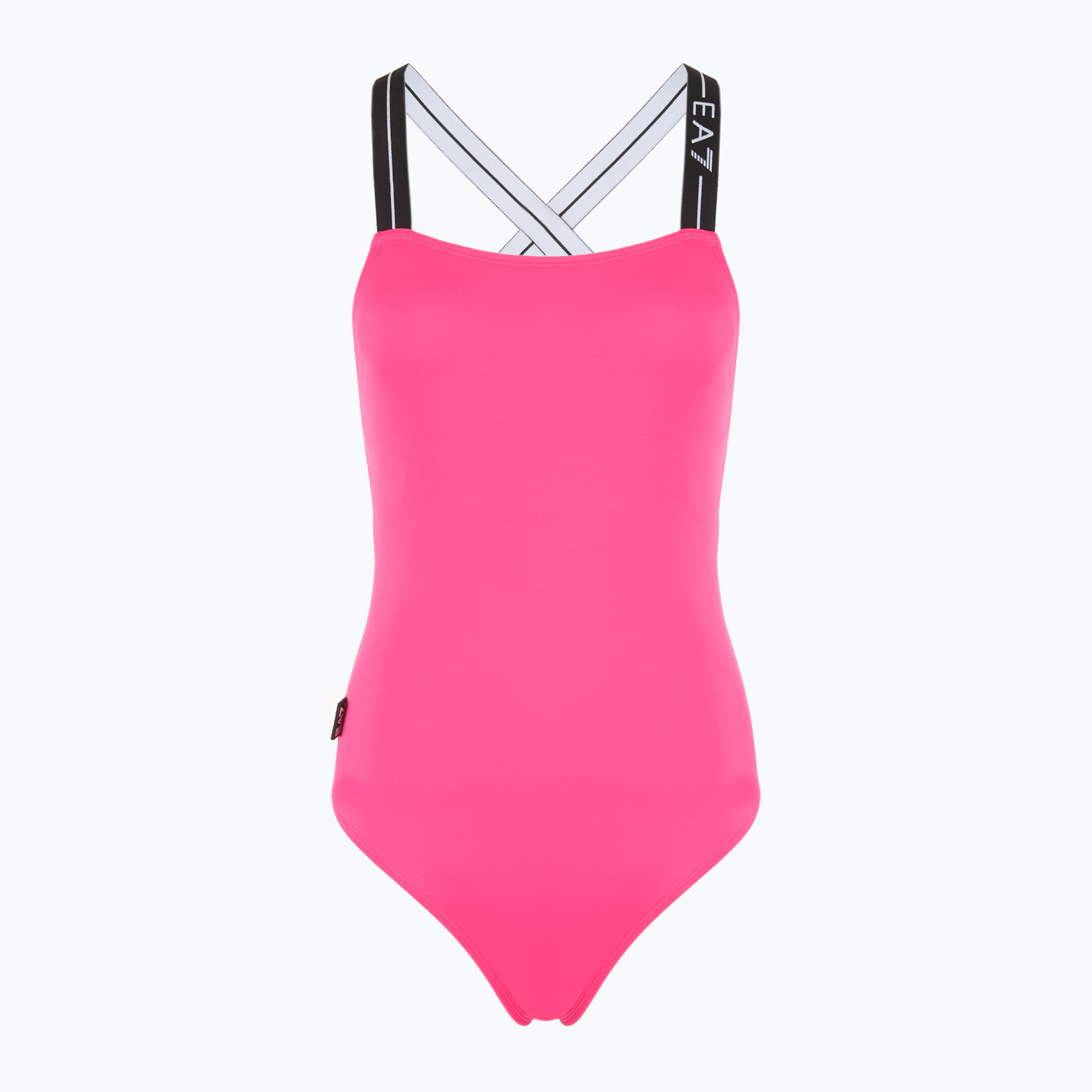 Plavky EA7 Emporio Armani Logo Tape One Piece neon pink (Logo Tape One Piece 7W000294-AF12213-Z4001)
