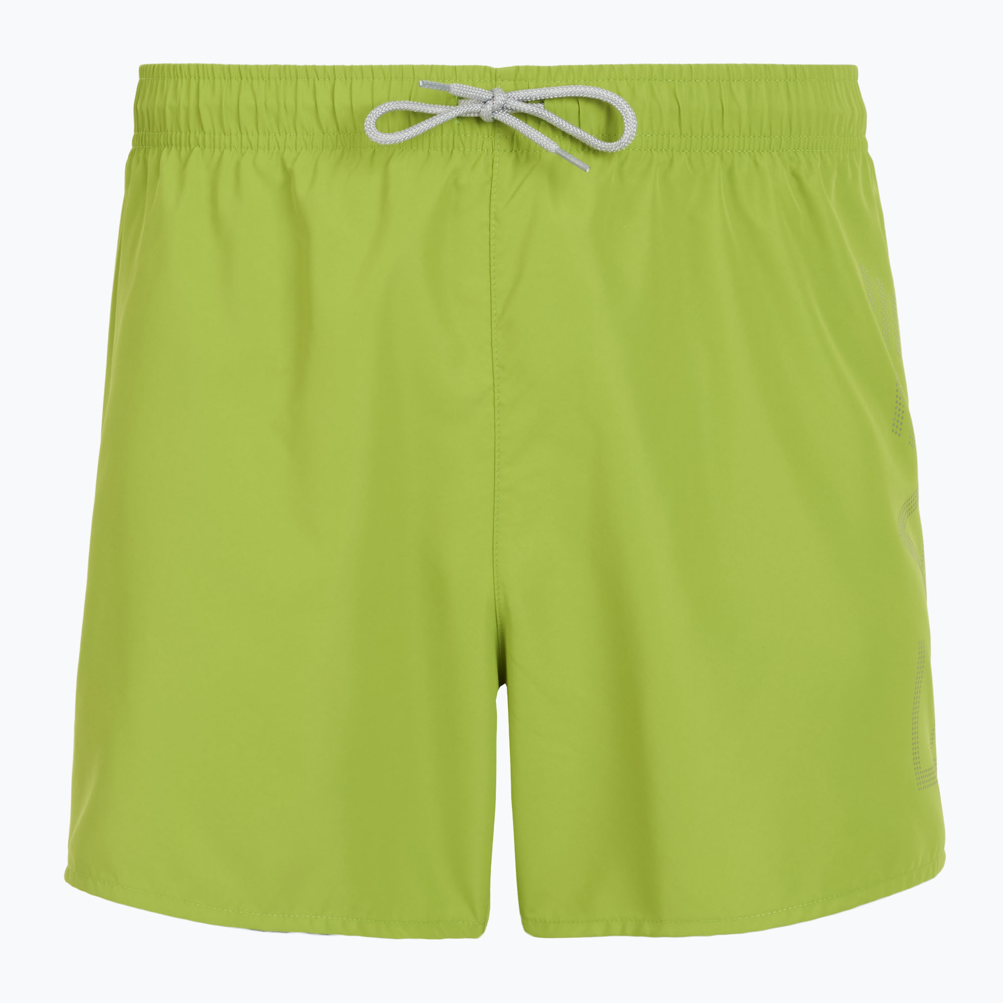 Pantaloncini da bagno EA7 Emporio Armani da uomo con logo oversize titanite / argento (L) (Swim Trunks With Oversized Logo 7M000550-AF14497-F7015)