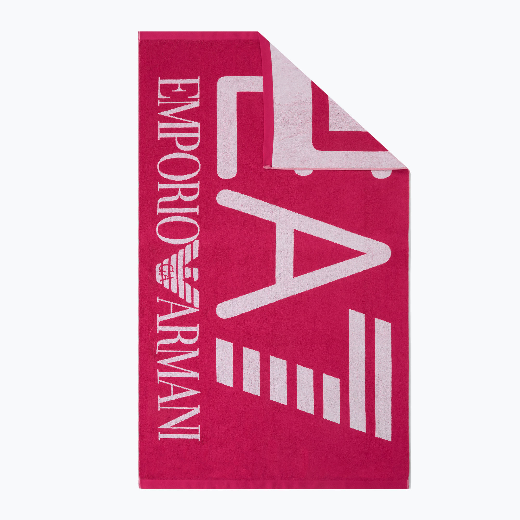 Ręcznik EA7 Emporio Armani Visibility neon pink 